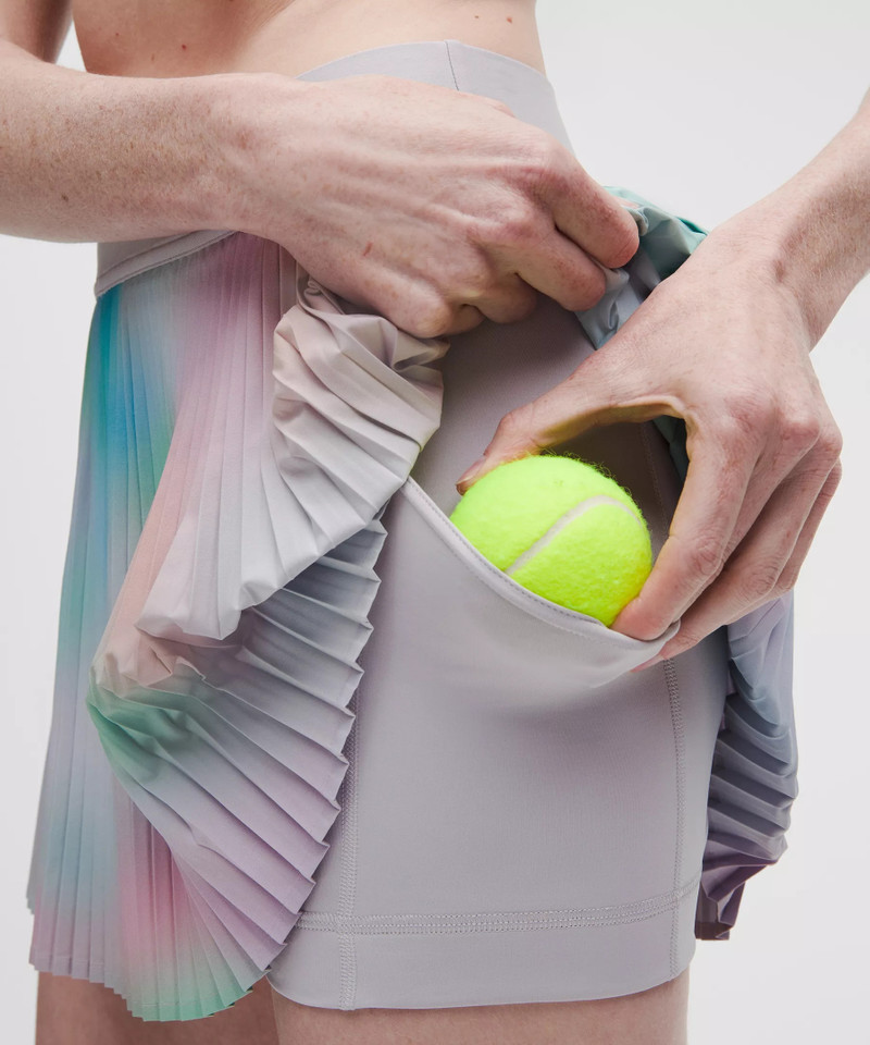 RePleat High-Rise Pleated Tennis Skirt *Pride 6