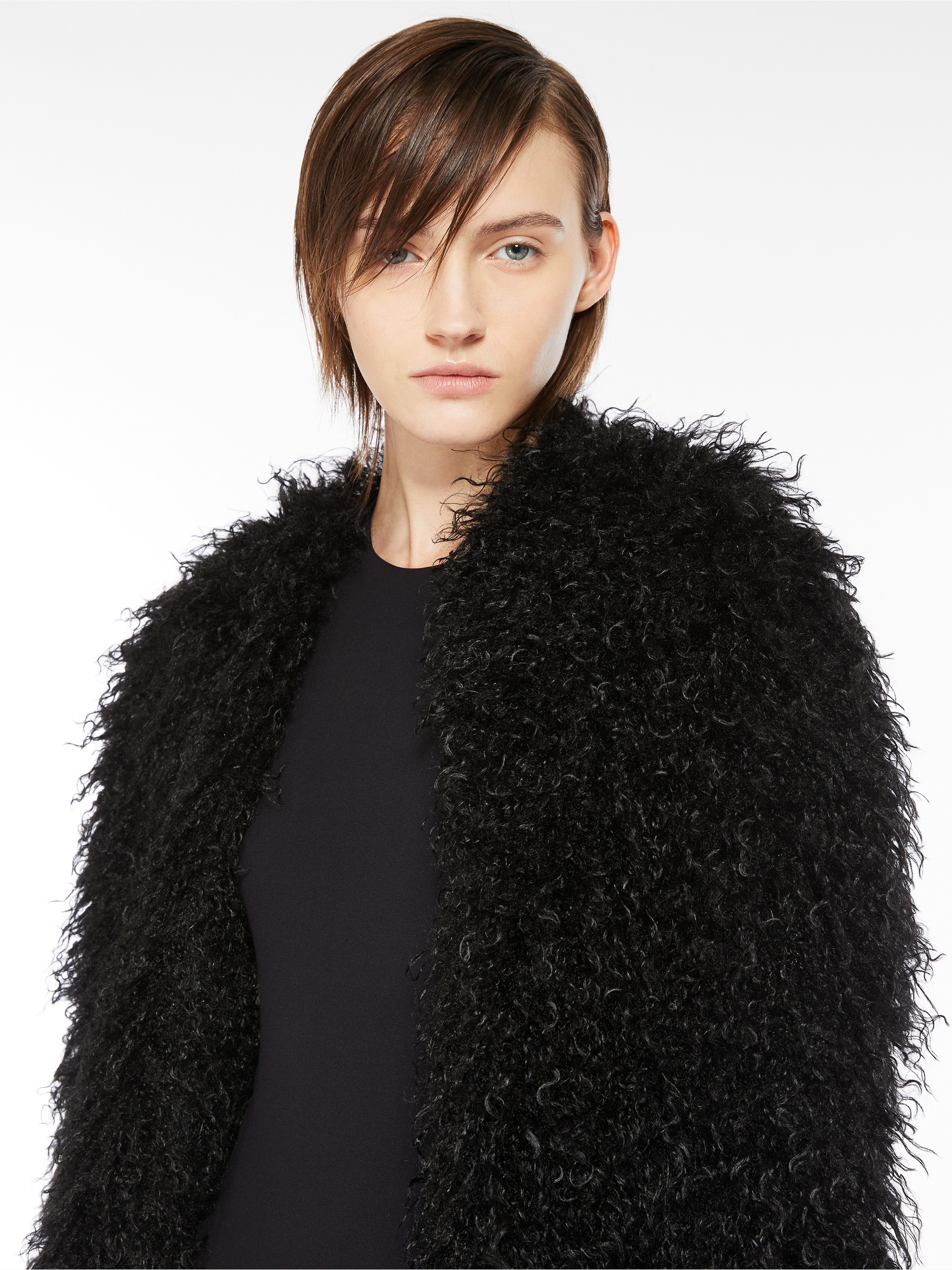 BAFFO1234 Faux-fur shrug - 5