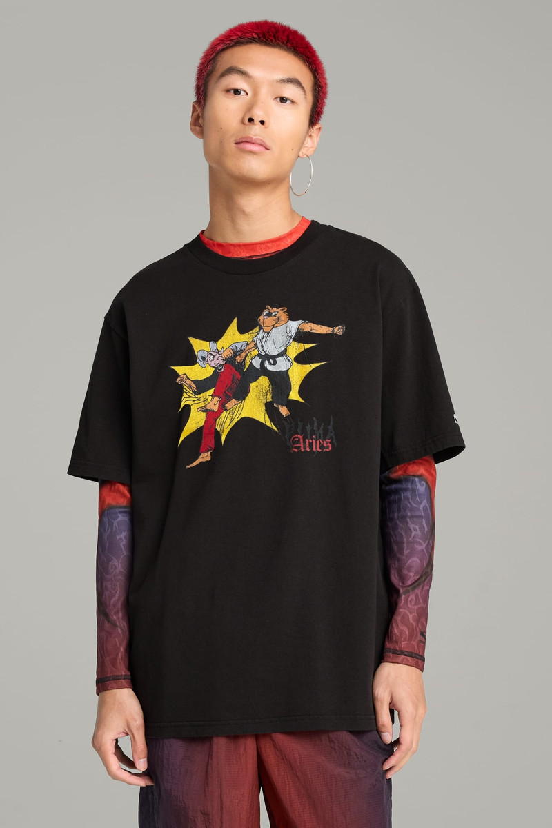 PUMA PUMA x ARIES Graphic Tee Unisex outlook