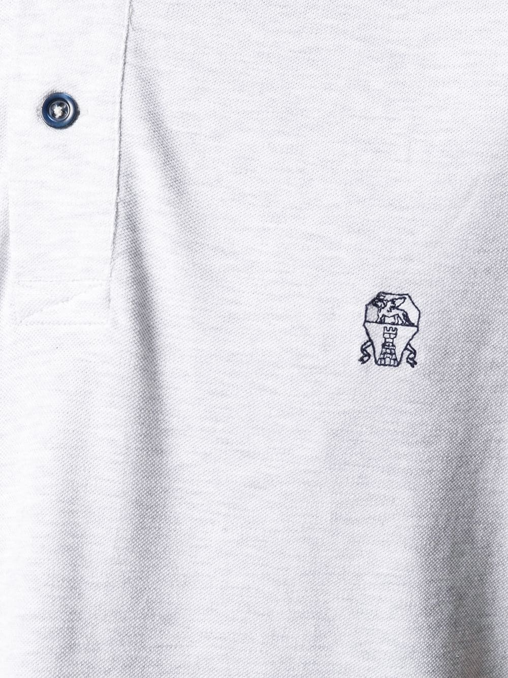 embroidered logo polo shirt - 5