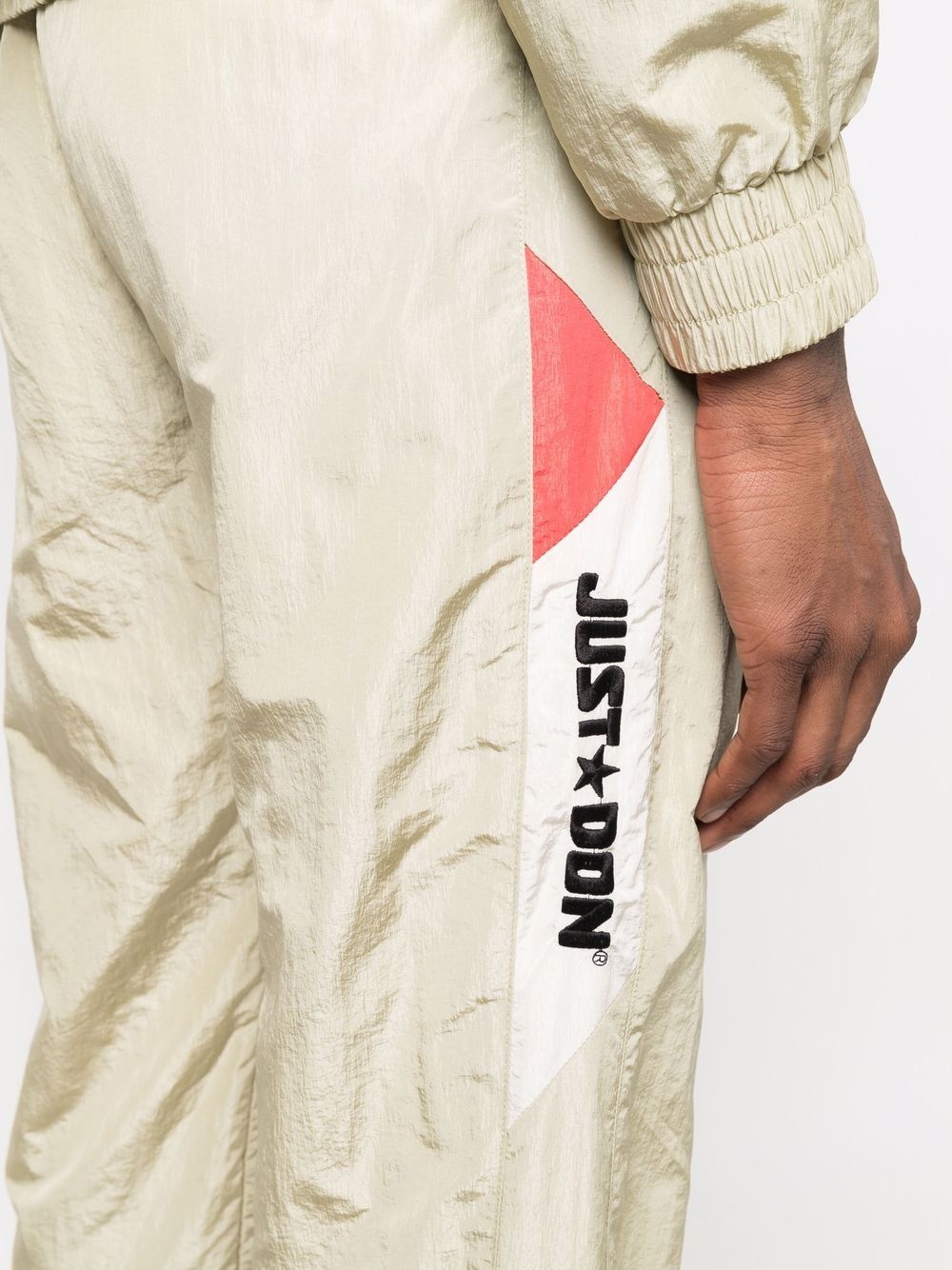 stripe-side tech track pants - 5