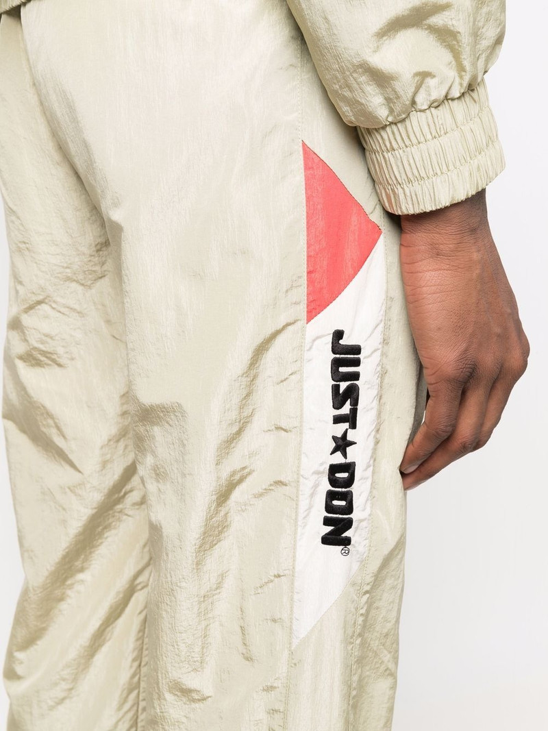 stripe-side tech track pants 5