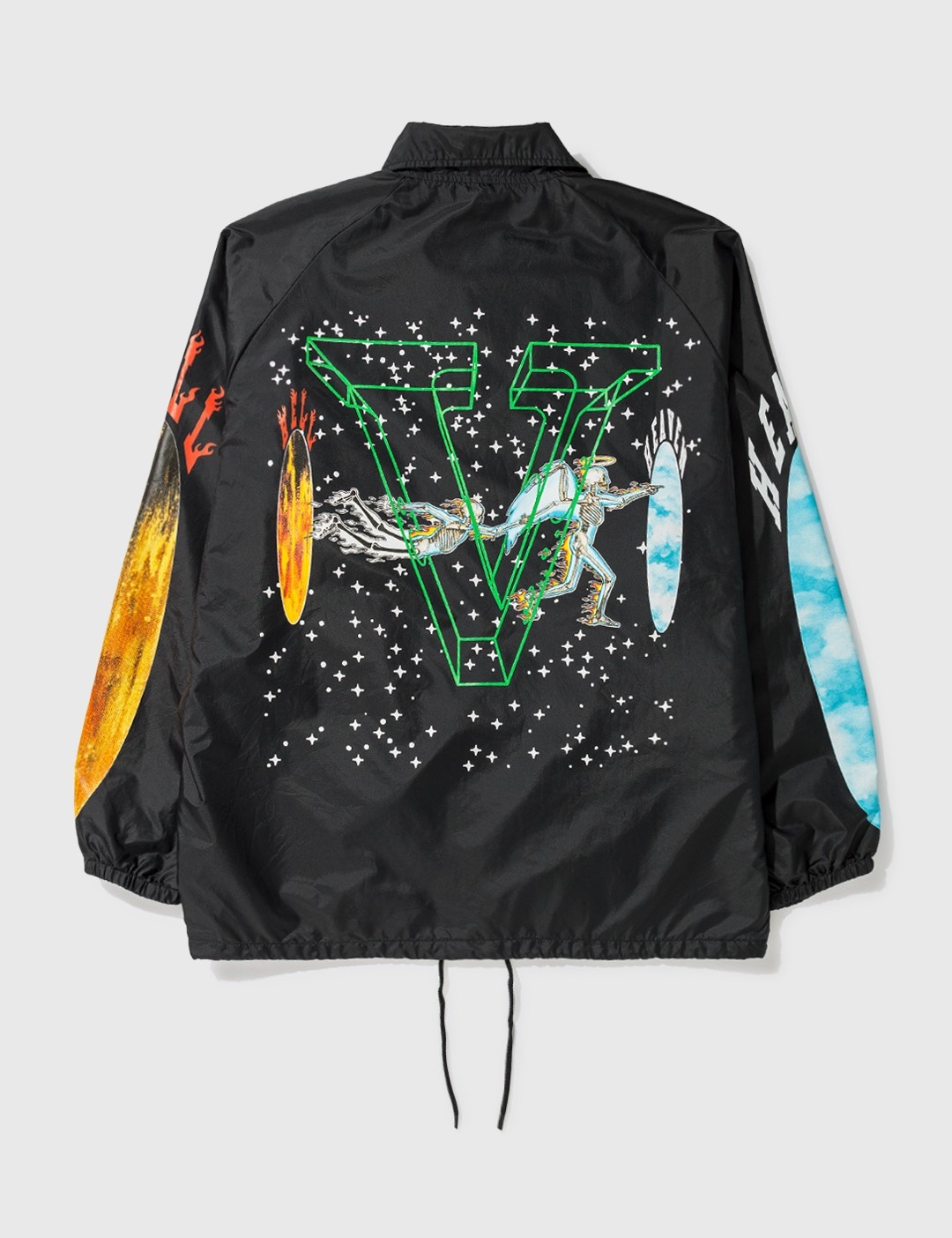 SAINT M×××××× SAINT MICHAEL X VLONE SKULL COACH JACKET | REVERSIBLE