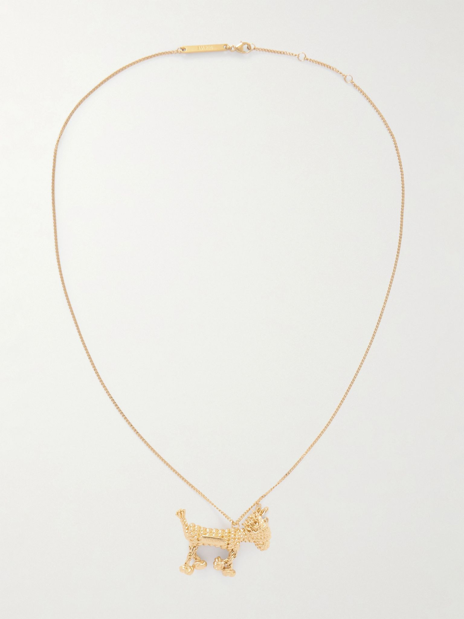 Sausage Dog gold-tone necklace Gold - 4