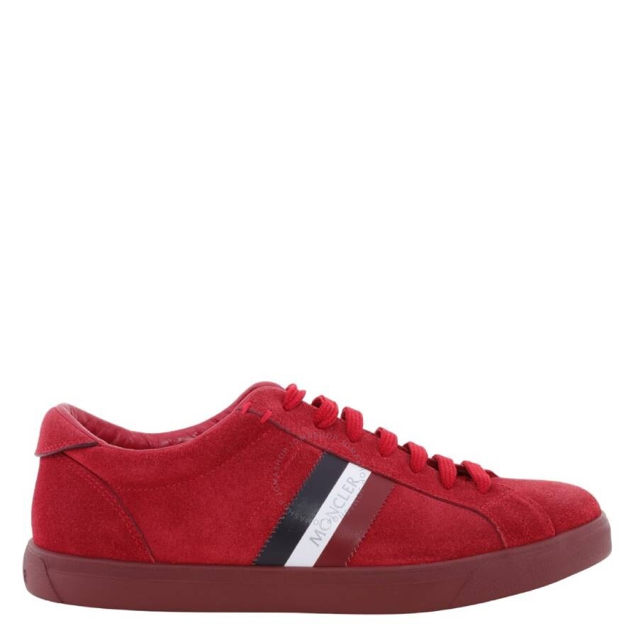 Moncler Monaco Suede Low-Top Sneakers - 1