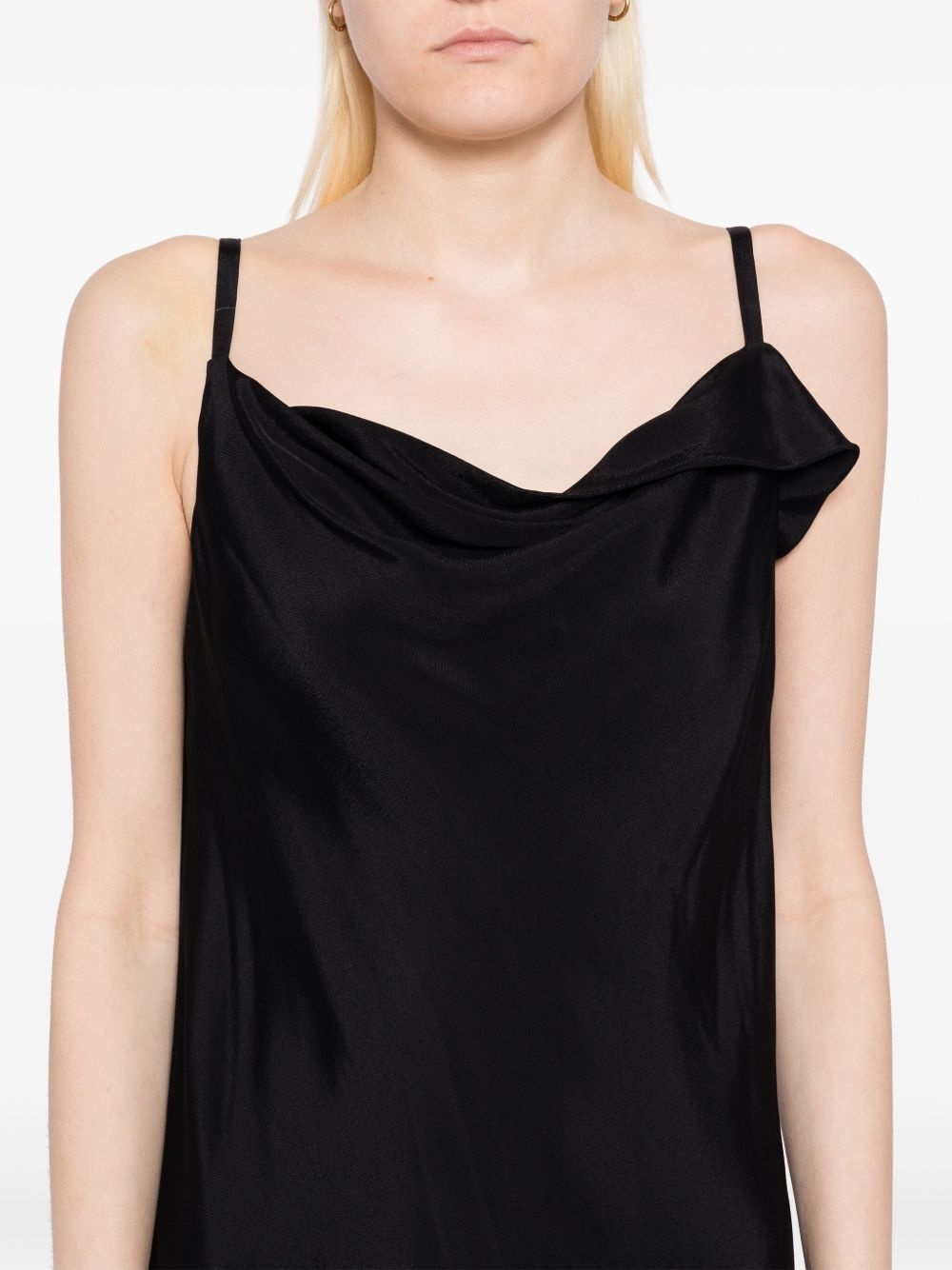 Drapery Neckline Slip dress - 5