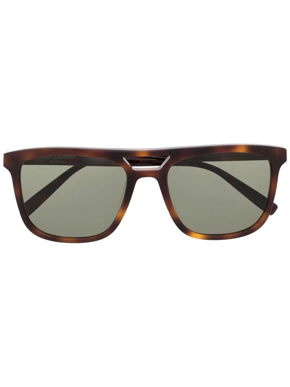 tortoiseshell square-frame sunglasses - 1