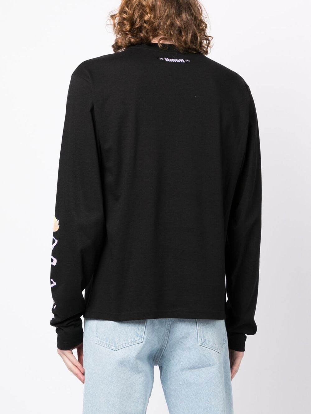 graphic-print jersey-knit sweatshirt - 4