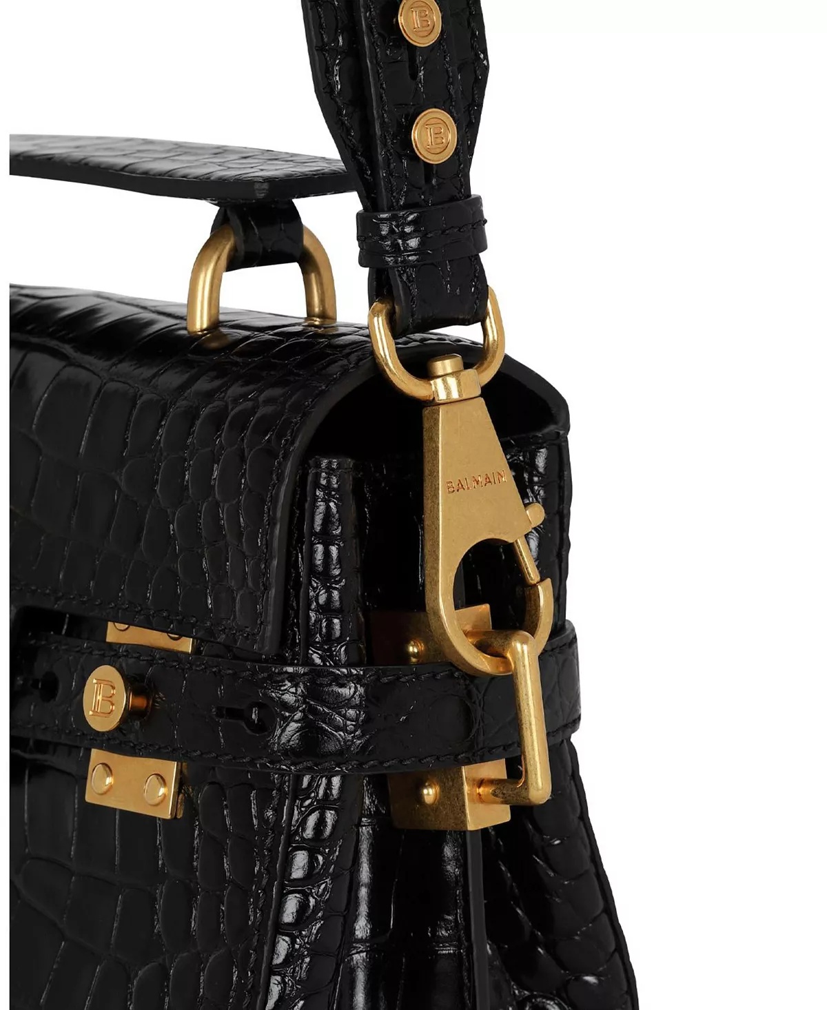 Women's B-Buzz 23 Bag in Crocodile-Print Leather - 3
