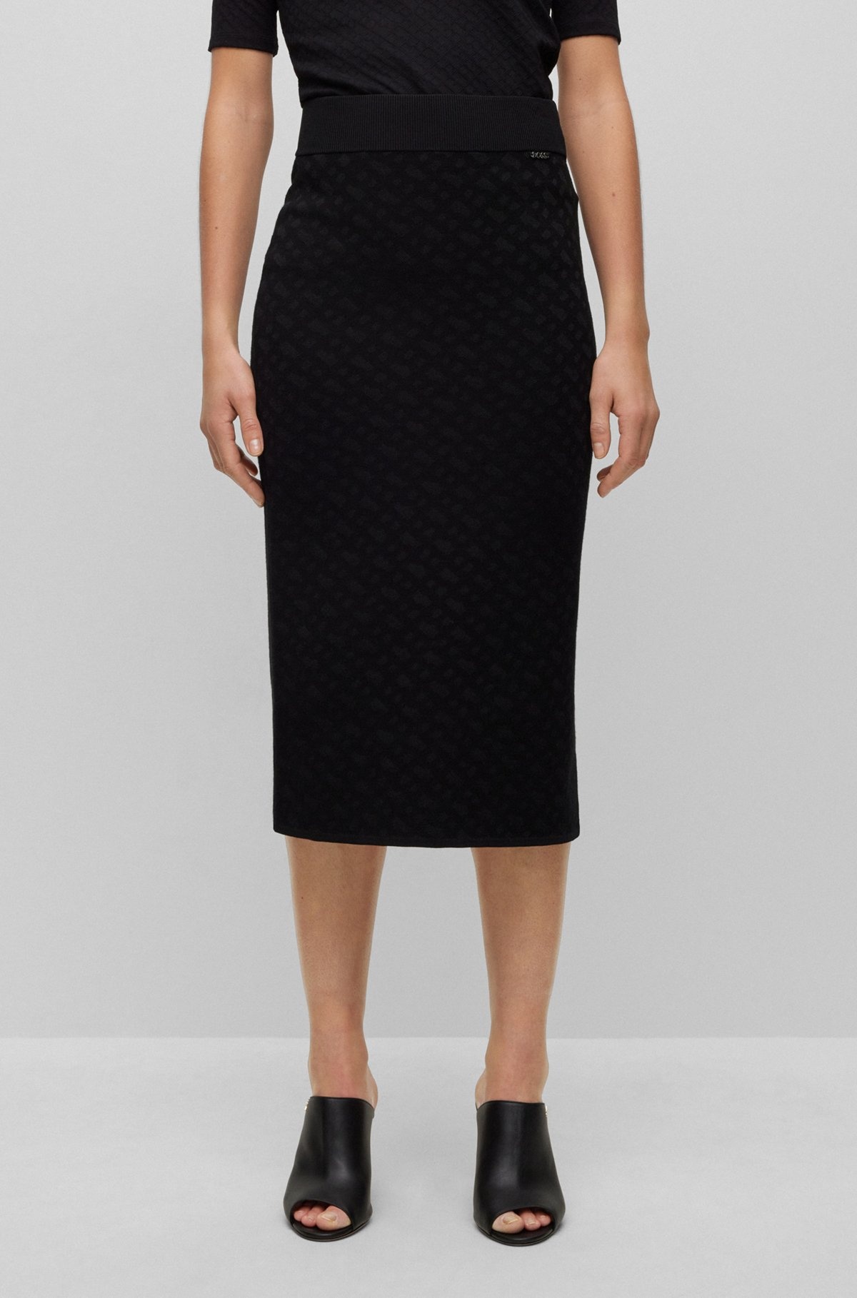 TUBE SKIRT IN KNITTED JACQUARD - 5