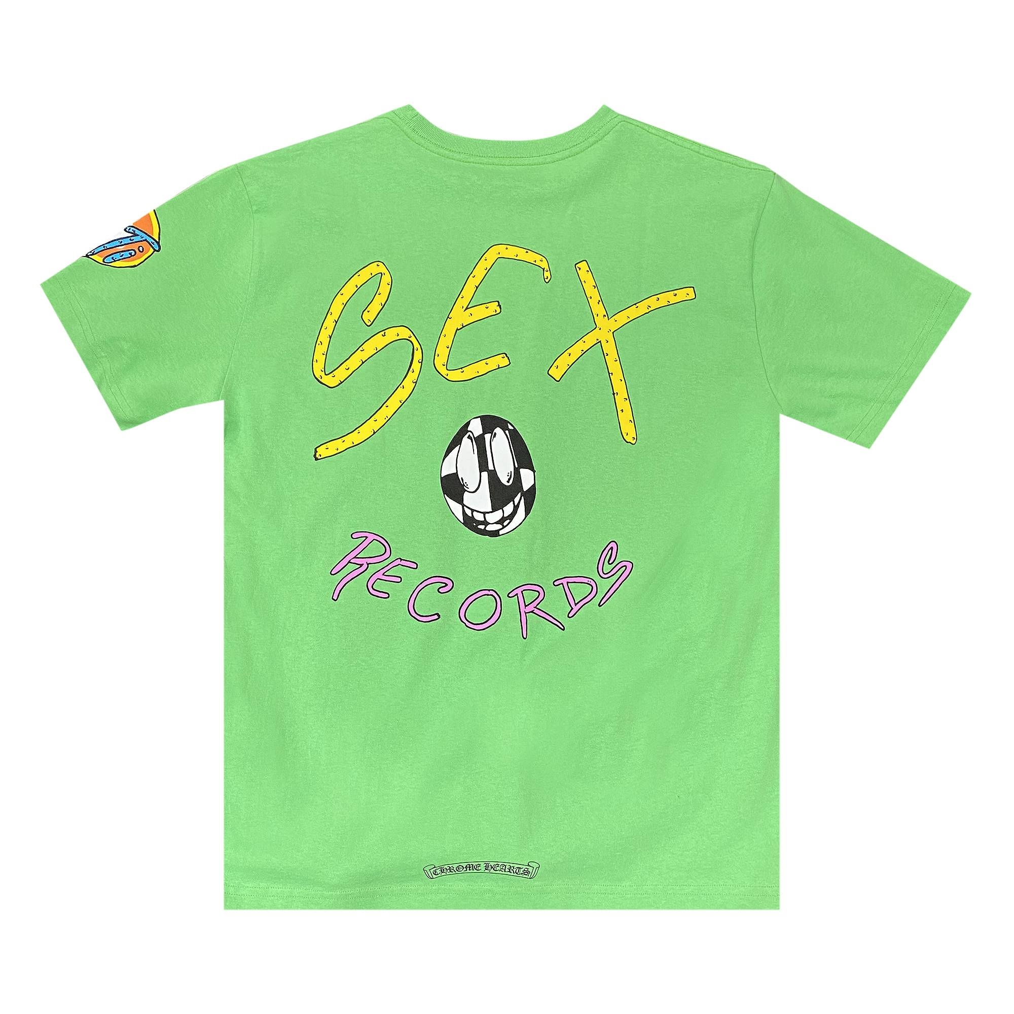 Chrome Hearts x Matty Boy Sex Records T-Shirt 'Green' - 2