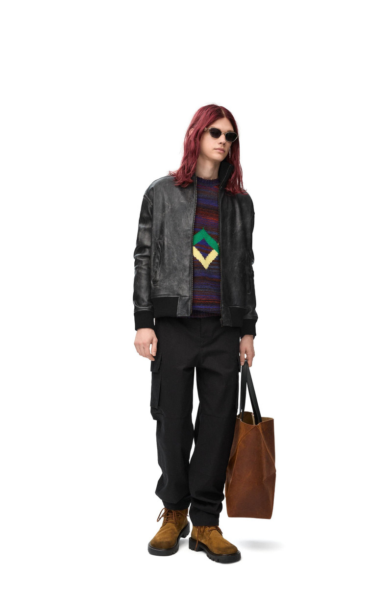 Loewe Zip-up jacket in nappa lambskin outlook