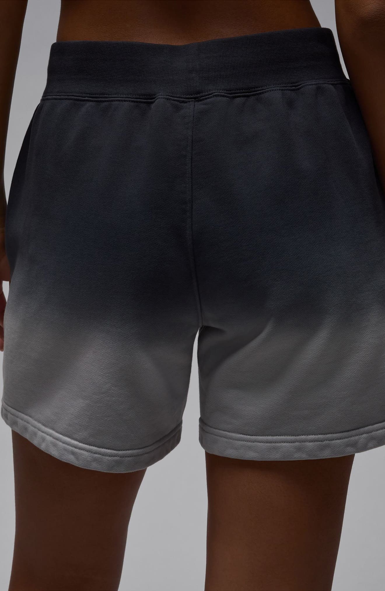 Jordan Flight Fleece Dip Dye Sweat Shorts in Light Smoke Grey at Nordstrom - 2