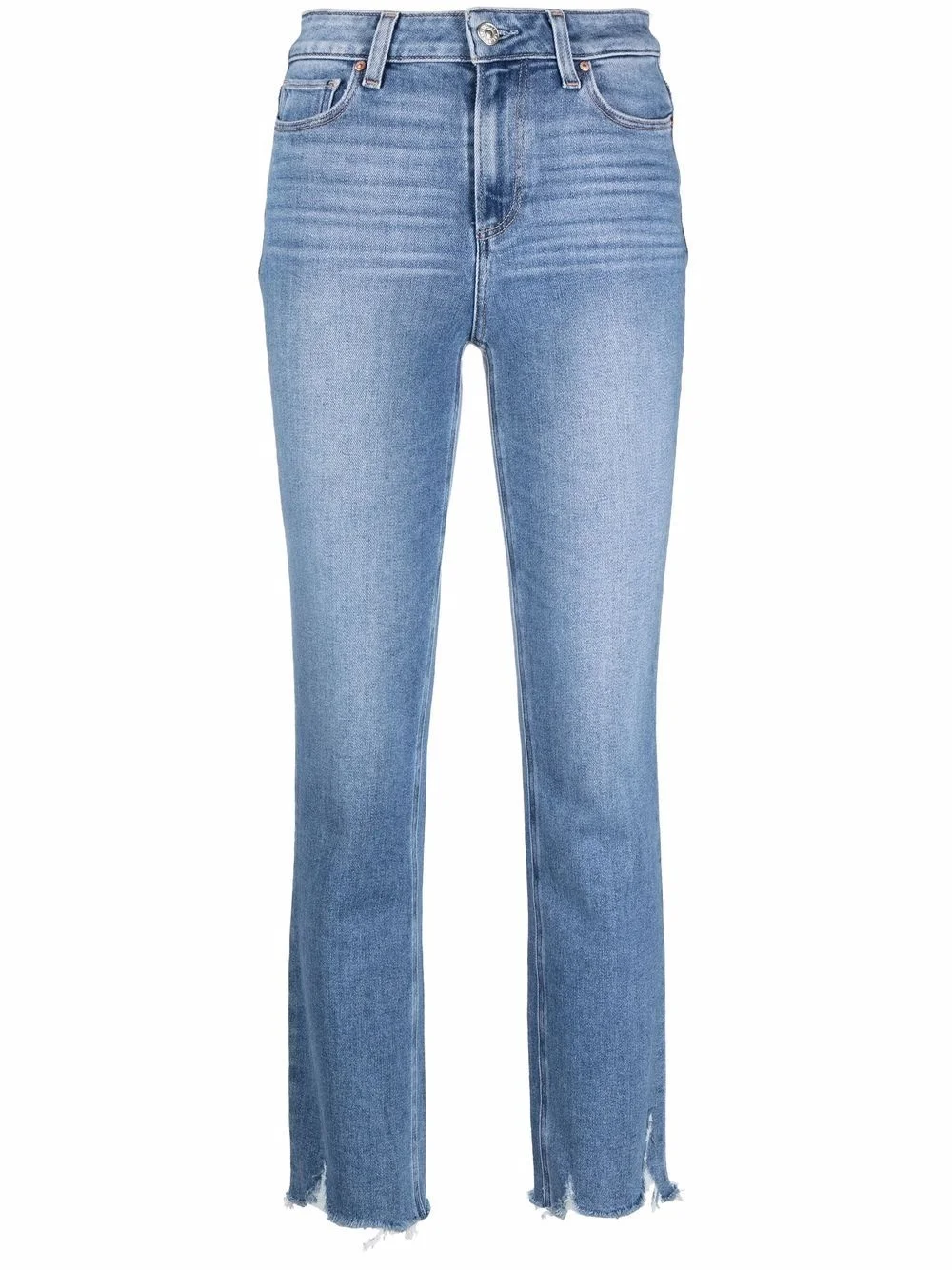mid-rise straight-leg jeans - 1
