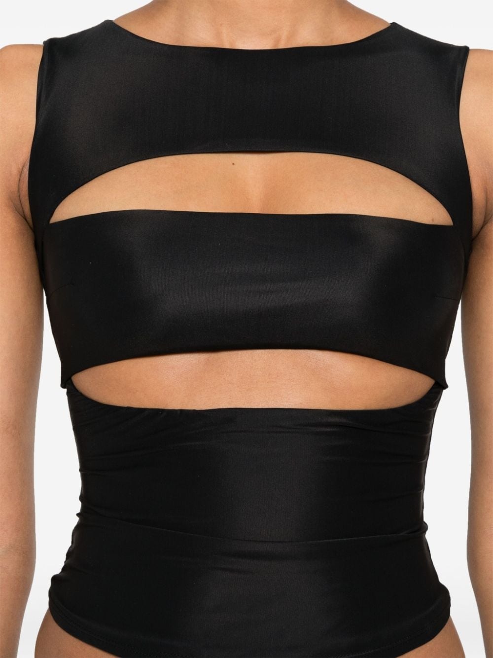 cut-out sleeveless top - 5