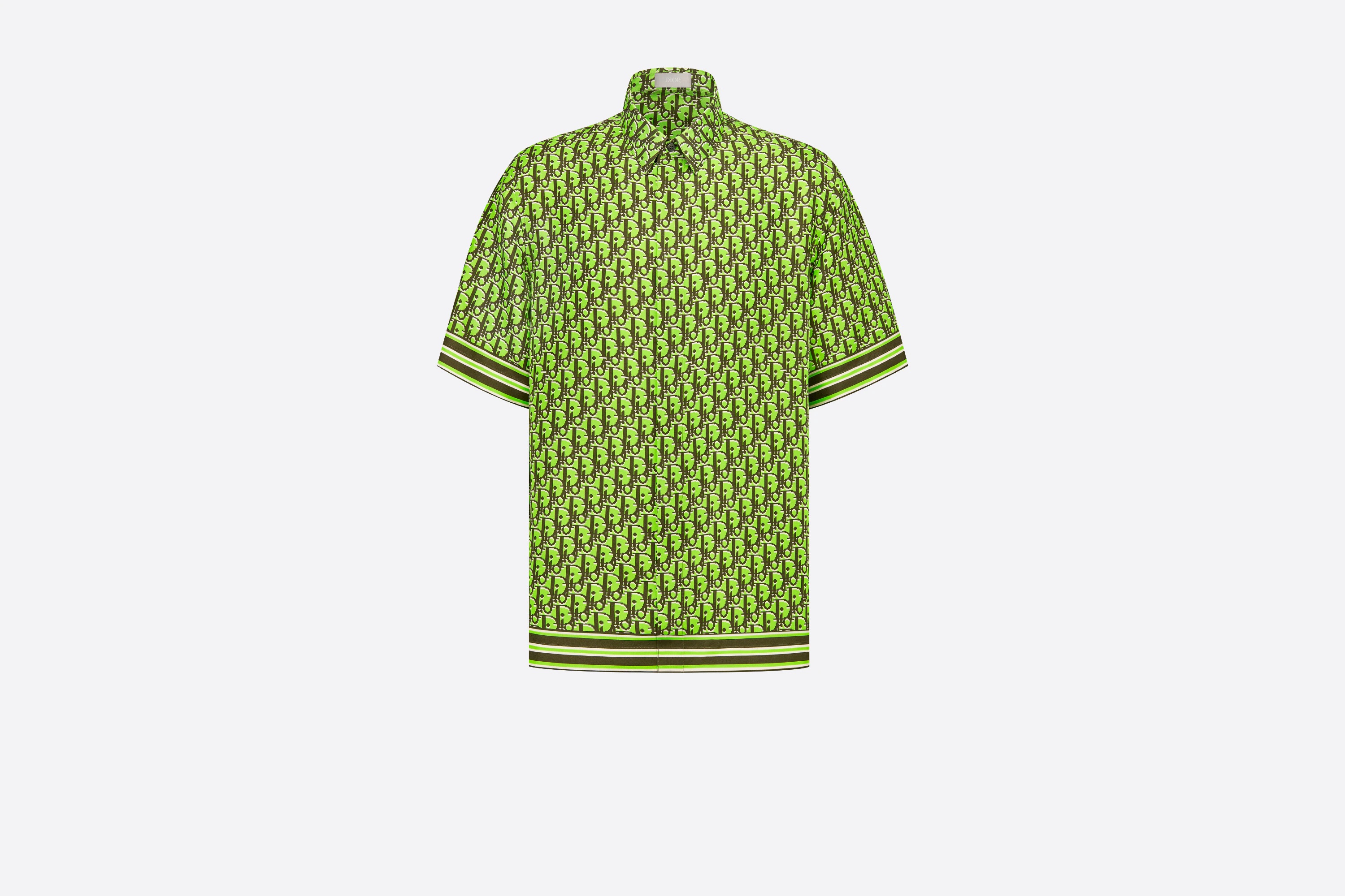 Dior Oblique Pixel Short-Sleeved Shirt - 1