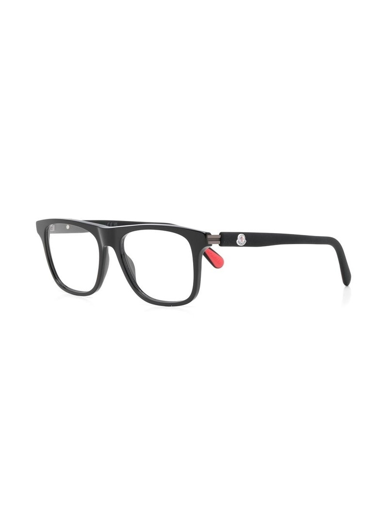 Moncler rectangle-frame optical glasses outlook