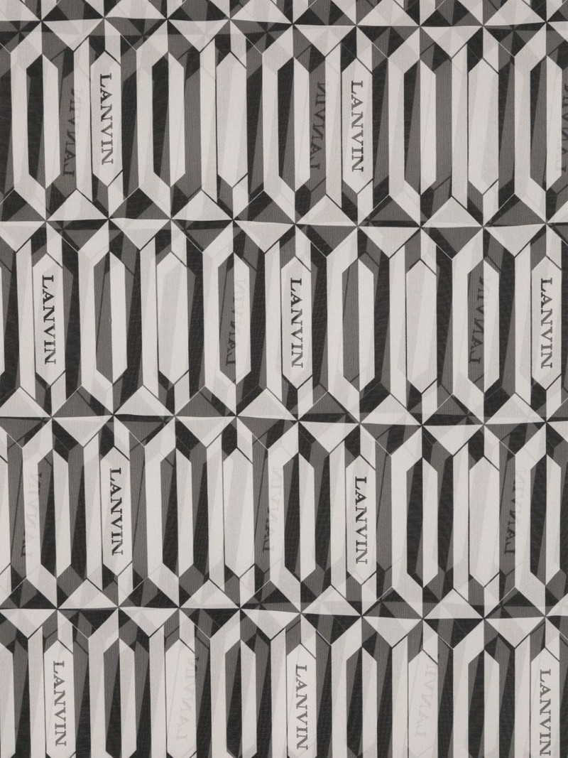 Lanvin geometric-print scarf outlook