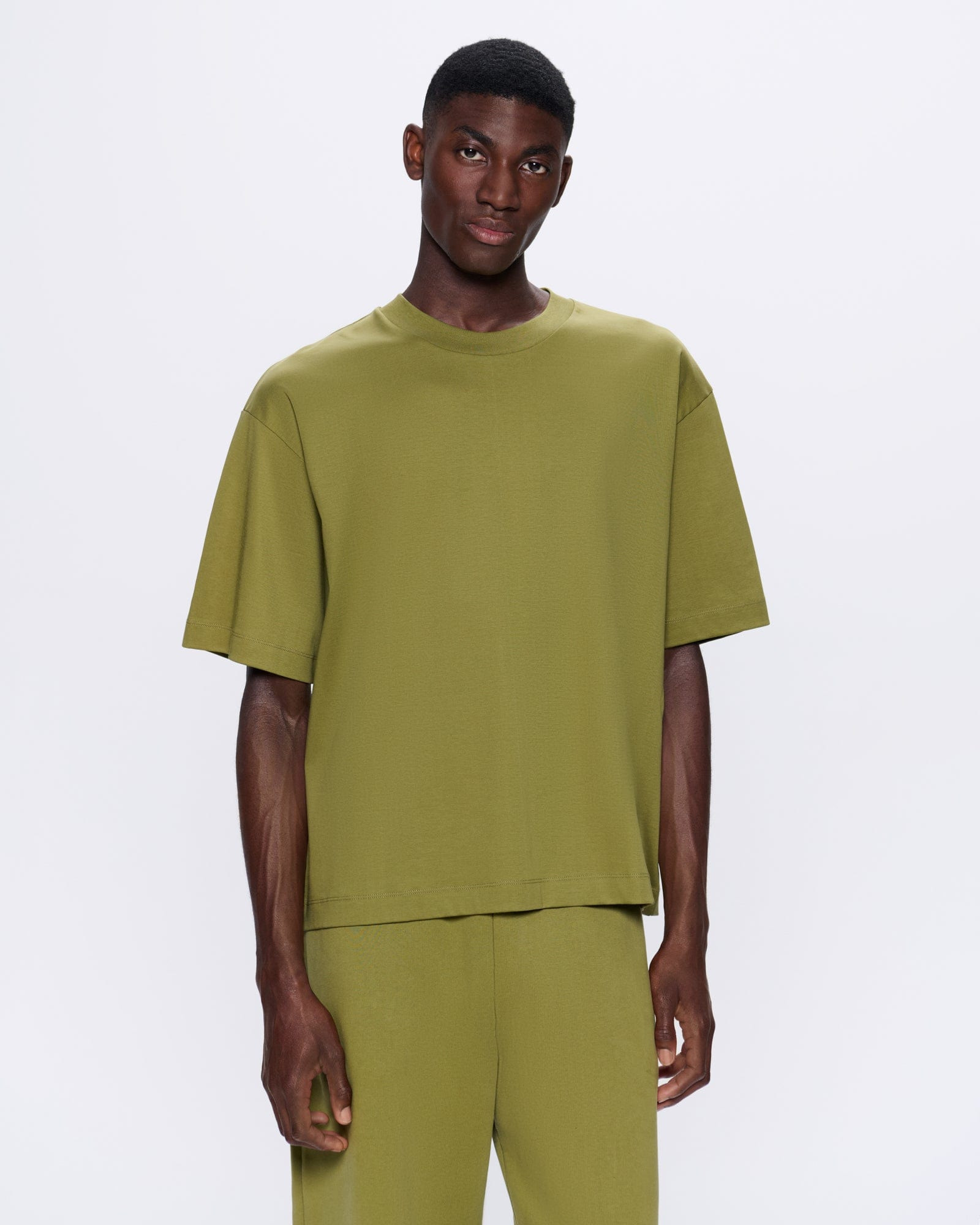 Mens DNA Oversized T-Shirt - Highland Green - 2