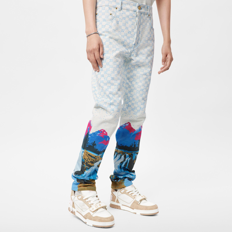 Landscape Regular Fit Denim Pants 5