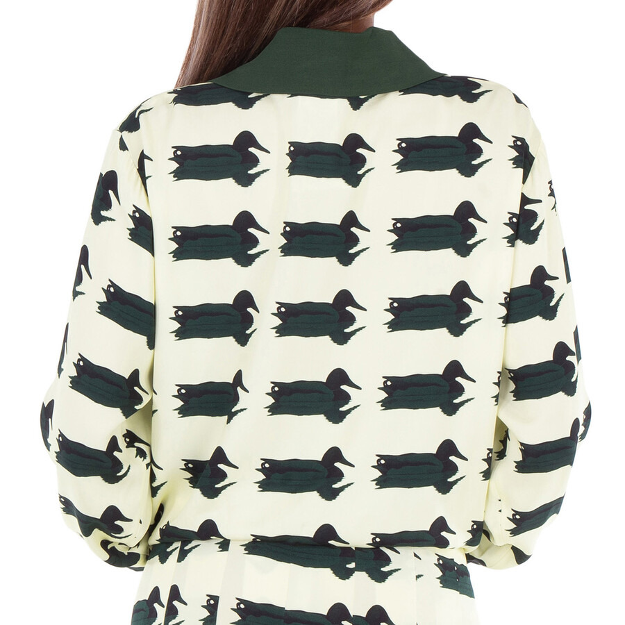 Burberry Duck Print Viscose Jumper - 4