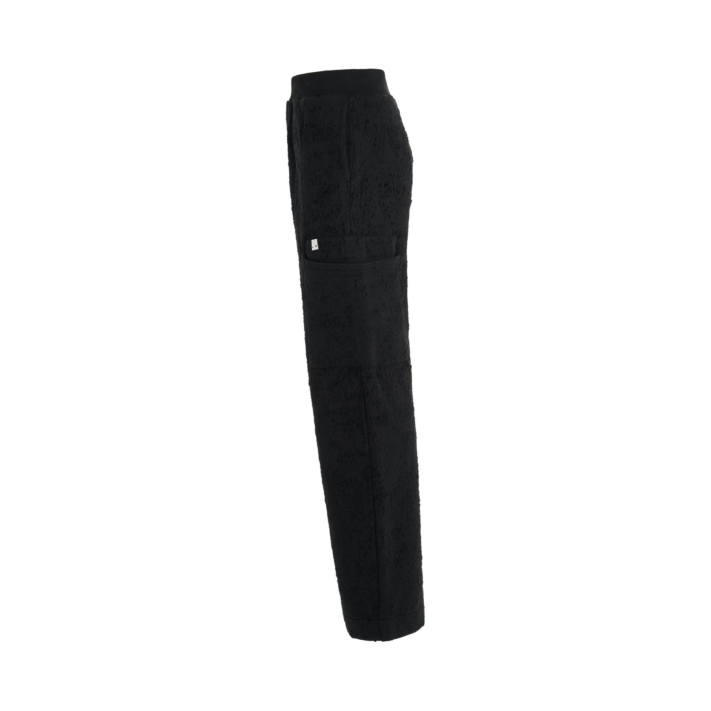 Cargo Treated Sweatpants in Black - 4