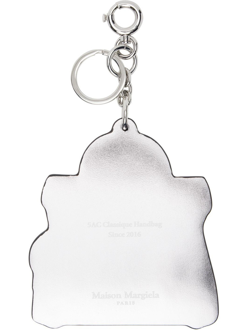 Maison Margiela White 5AC Classique Keychain outlook