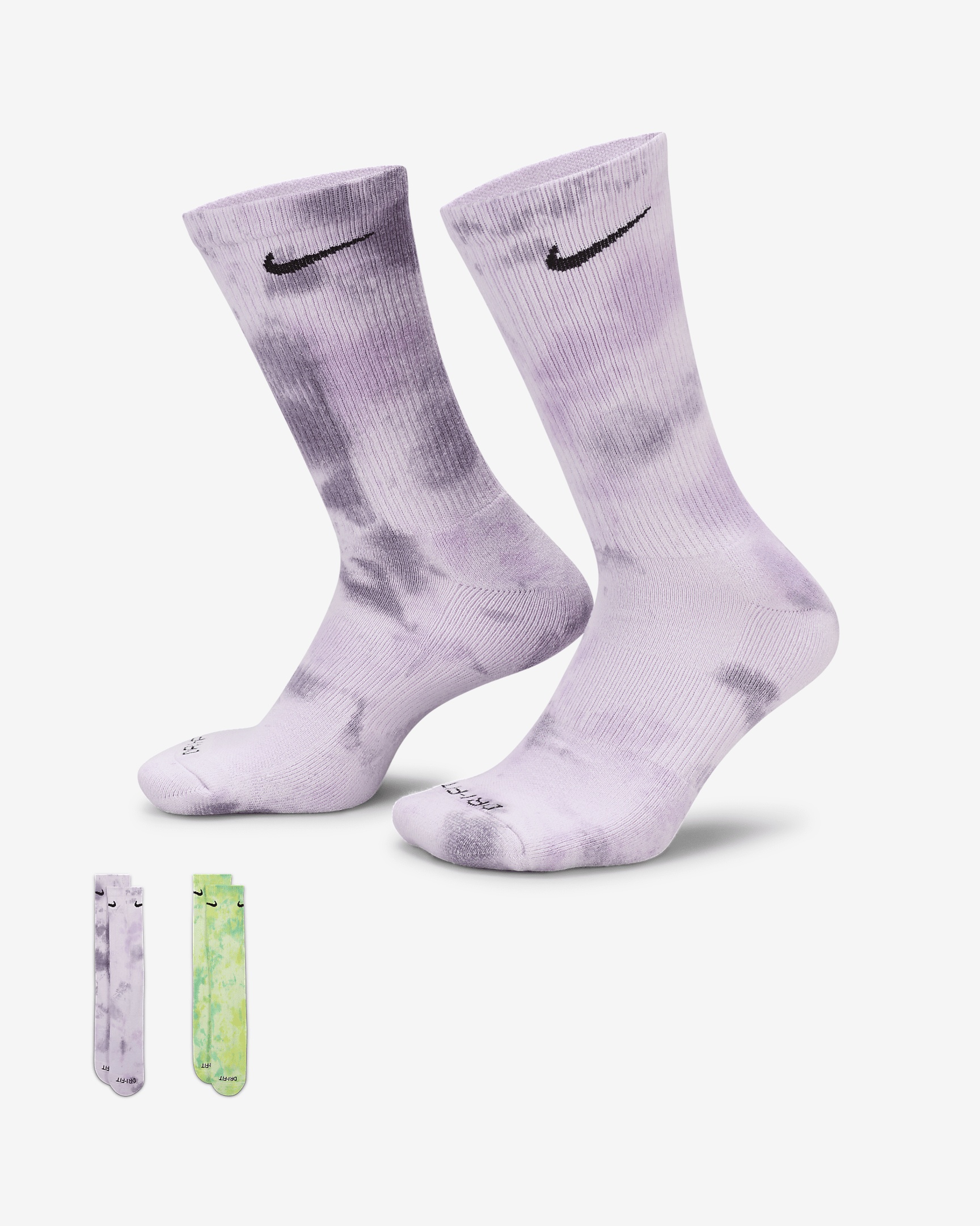 Nike Everyday Plus Cushioned Crew Socks (2 Pairs) - 1