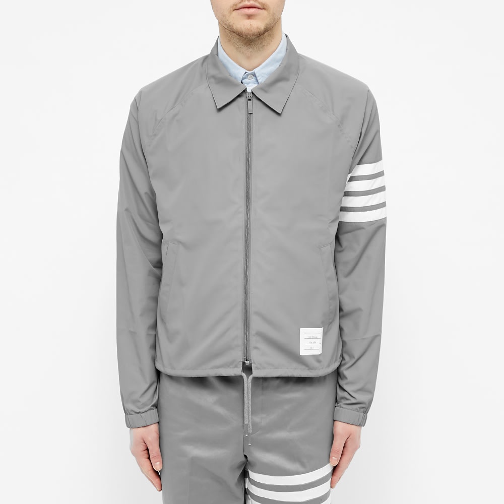 Thom Browne Flyweight Tech Four Bar Windbreaker Jacket - 4