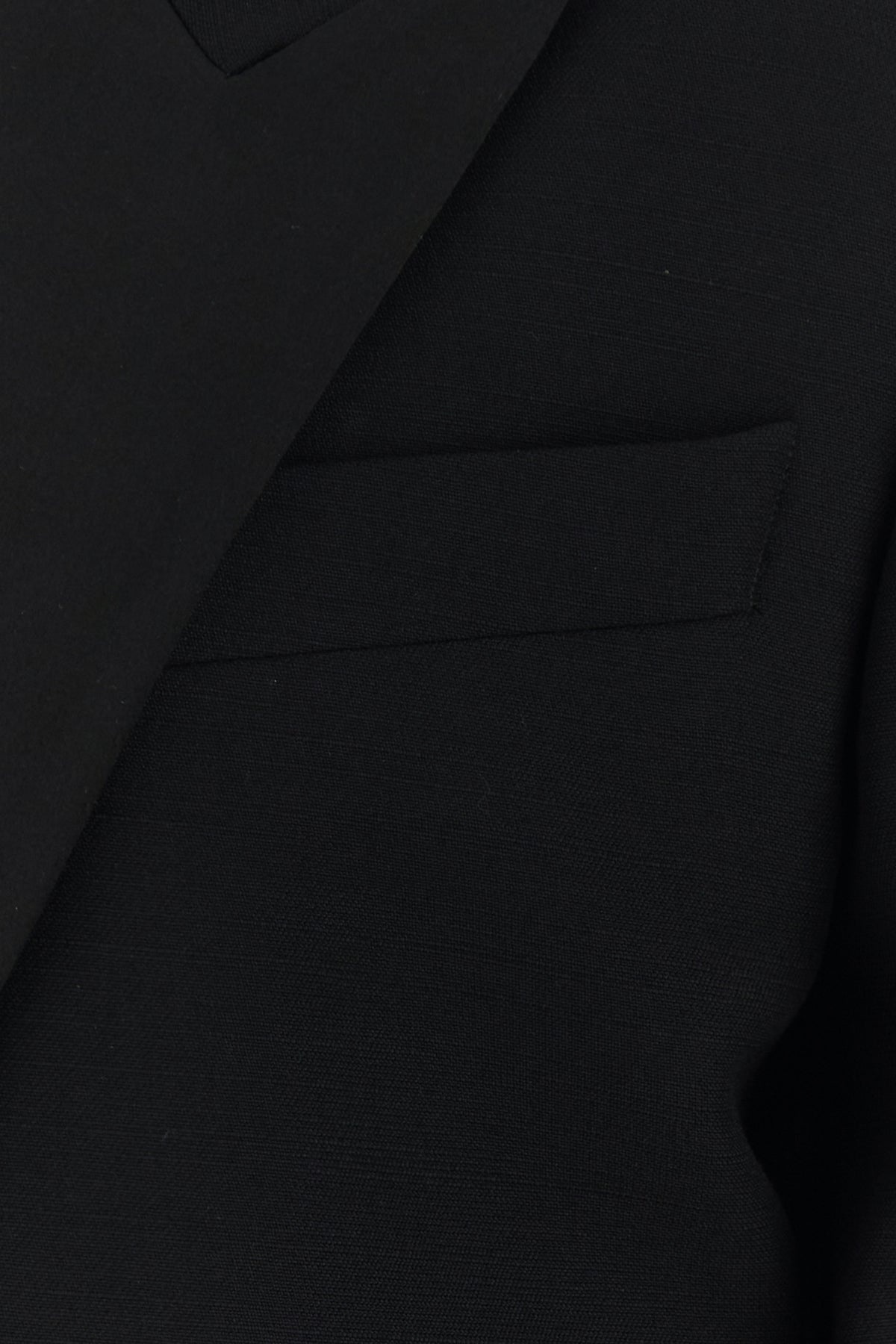Black wool jumpsuit - 3
