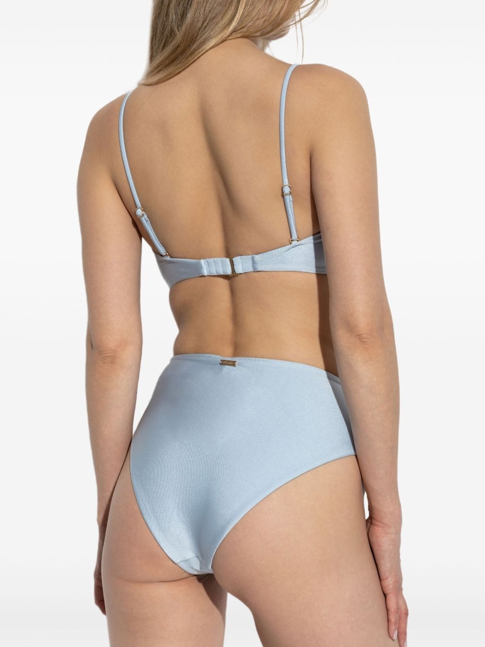 Oswin knotted bandeau bikini top - 4