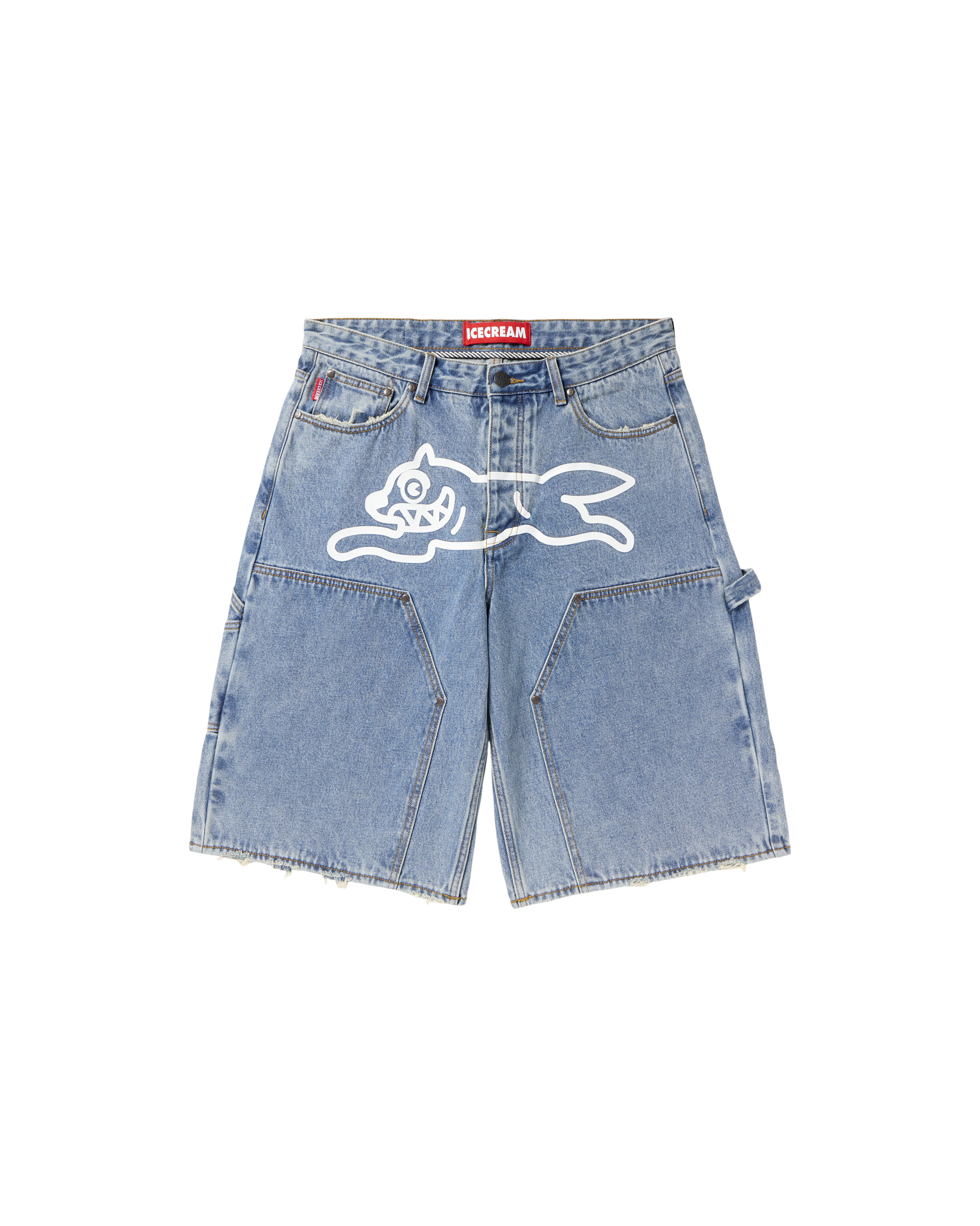 DOUBLE SCOOP JEAN SHORTS - 1
