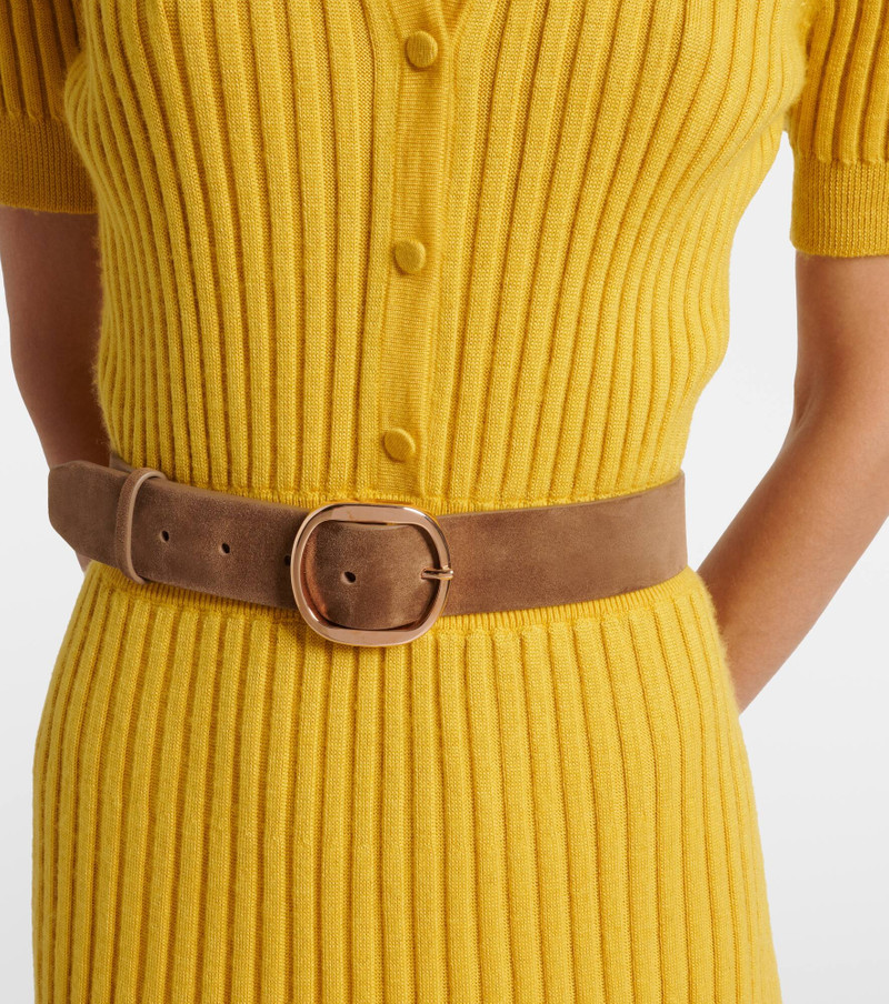 GABRIELA HEARST Elster suede belt outlook