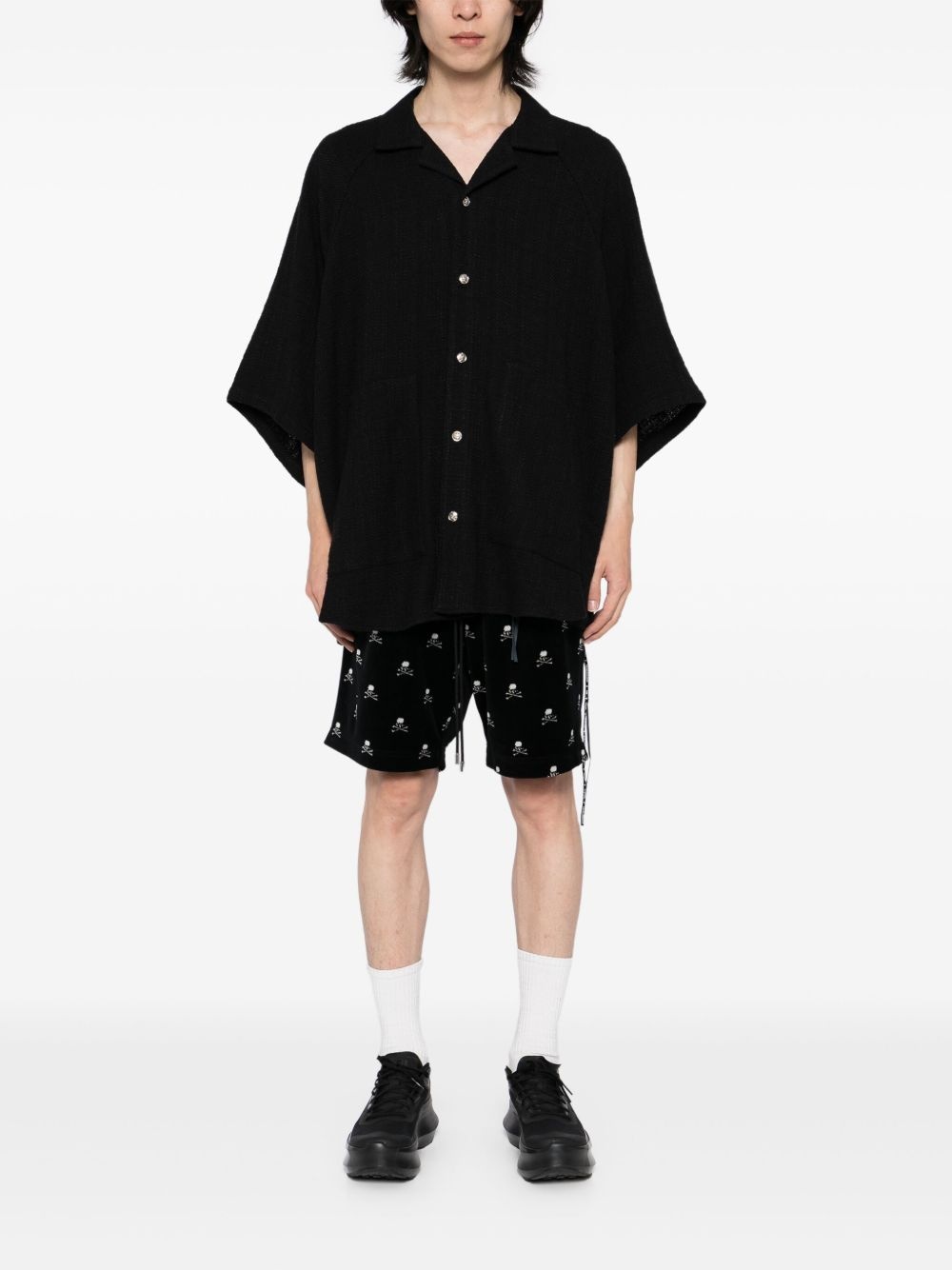 logo-print shorts - 2