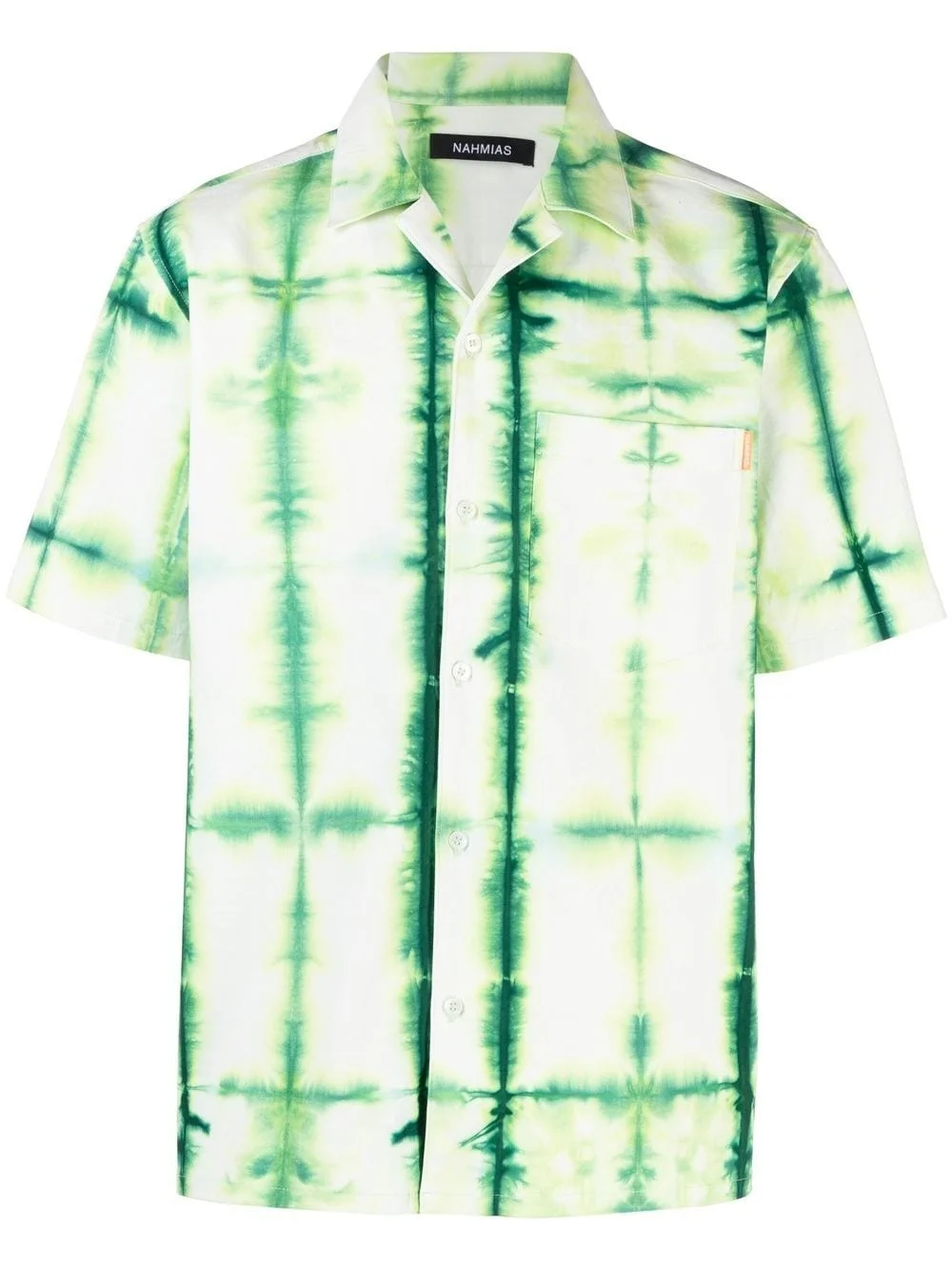 tie-dye print short-sleeve shirt - 1