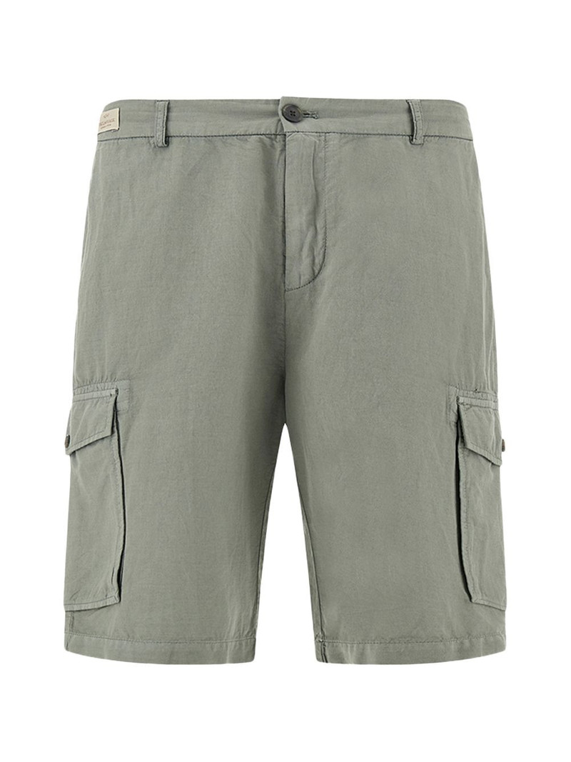 garment-dyed cargo bermuda shorts 1