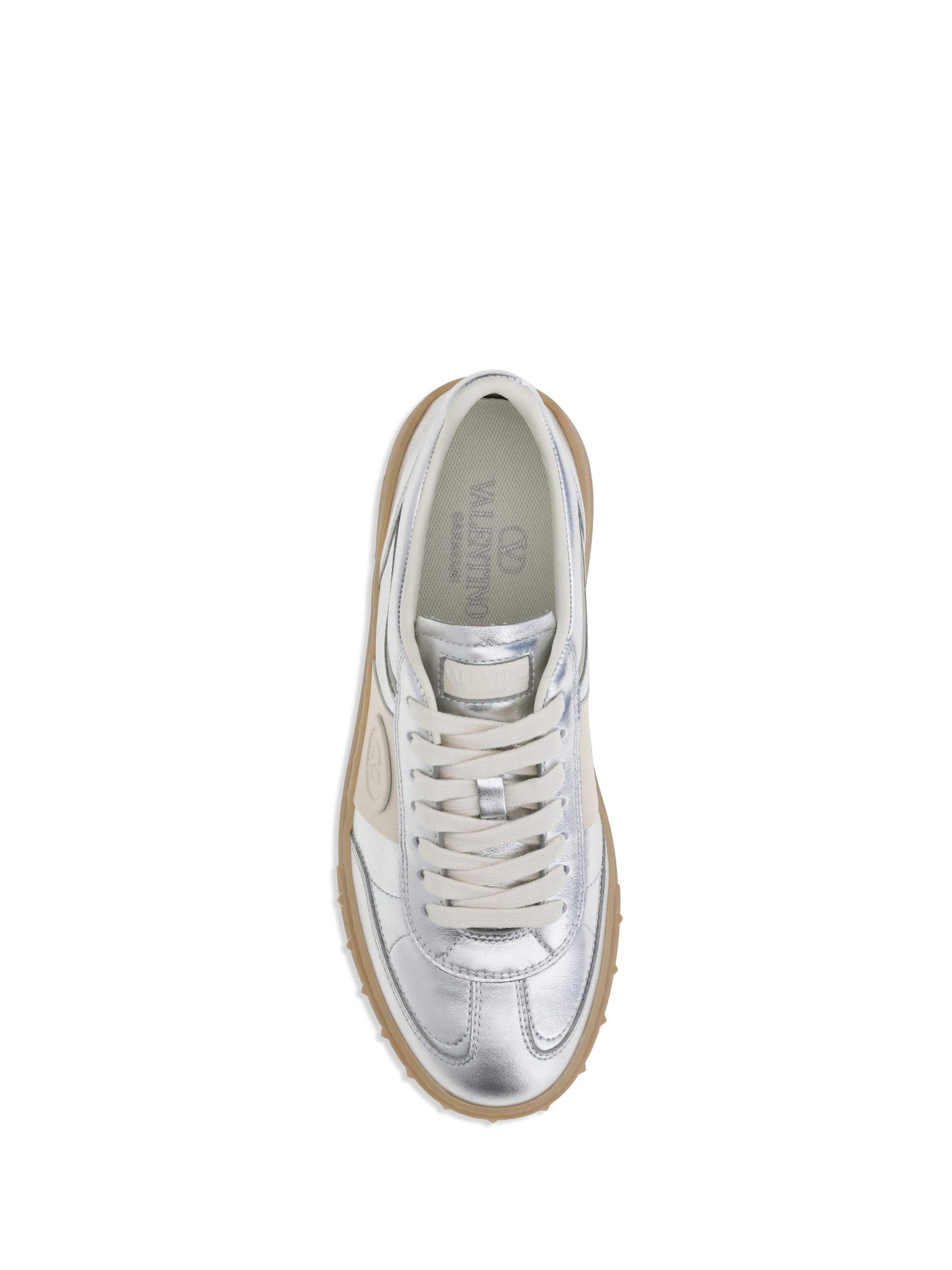 Valentino Garavani Women Laminated Leather Upvillage Sneakers - 4