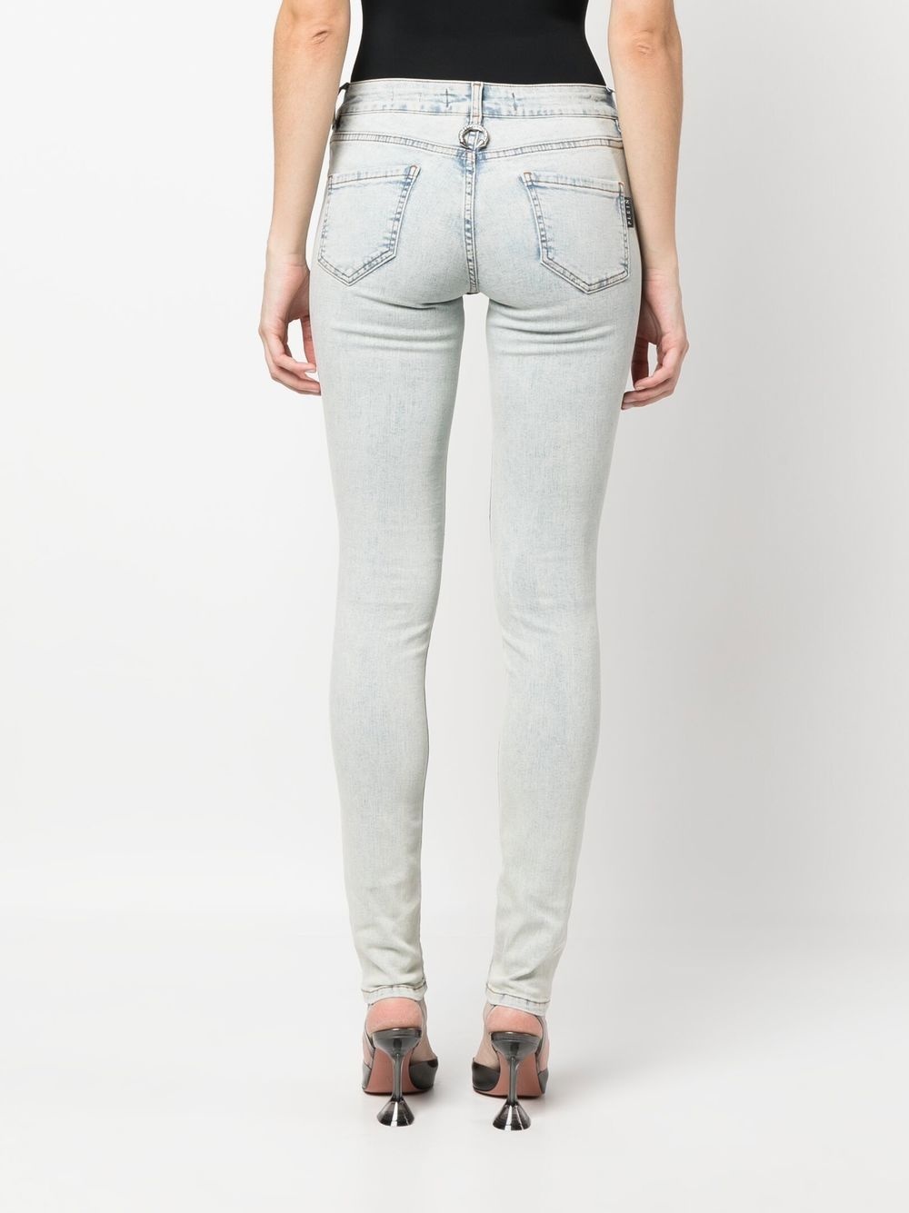 high-rise skinny-cut jeans - 4