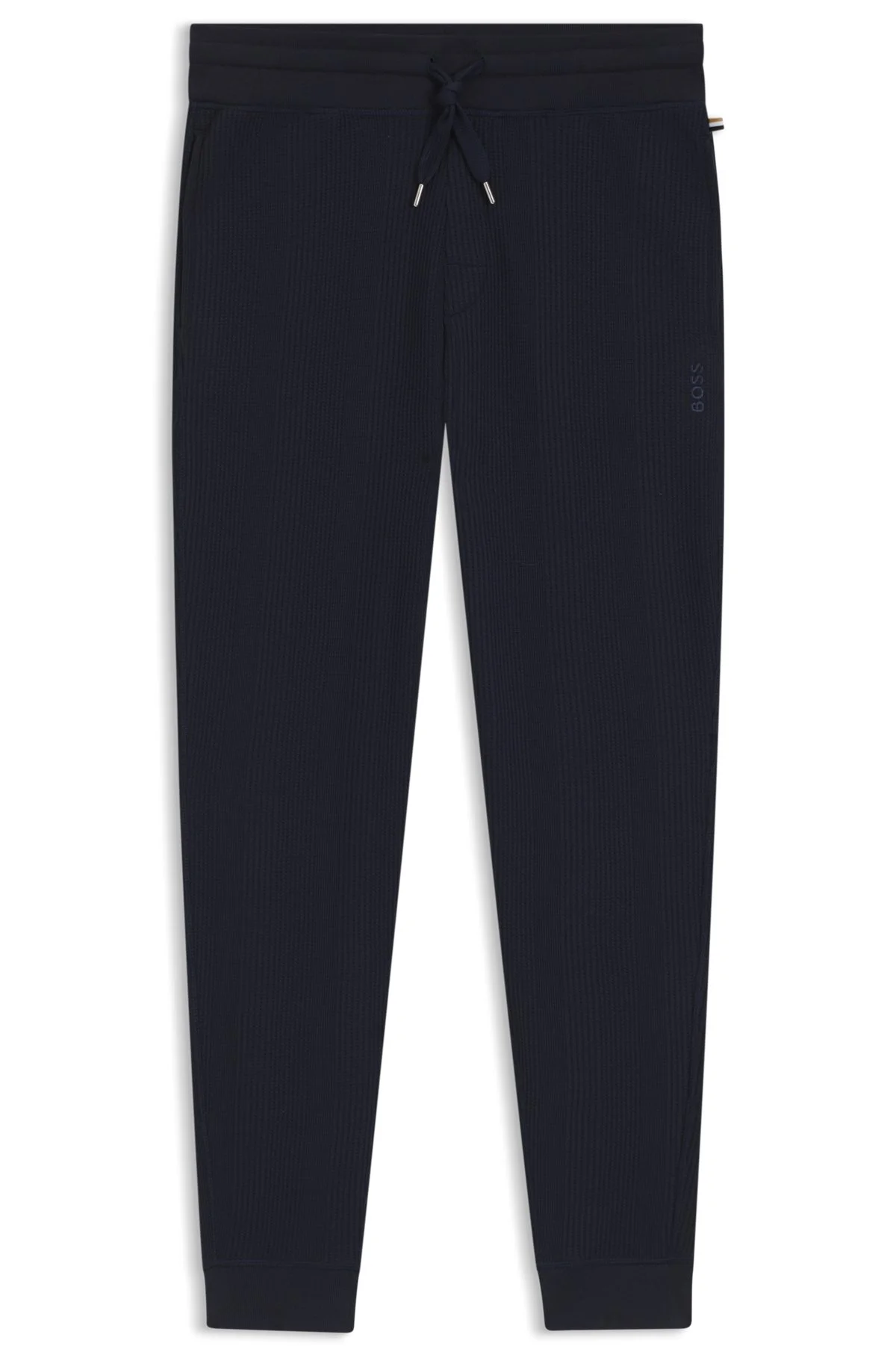 COTTON TRACKSUIT BOTTOMS WITH EMBROIDERED LOGO - 1