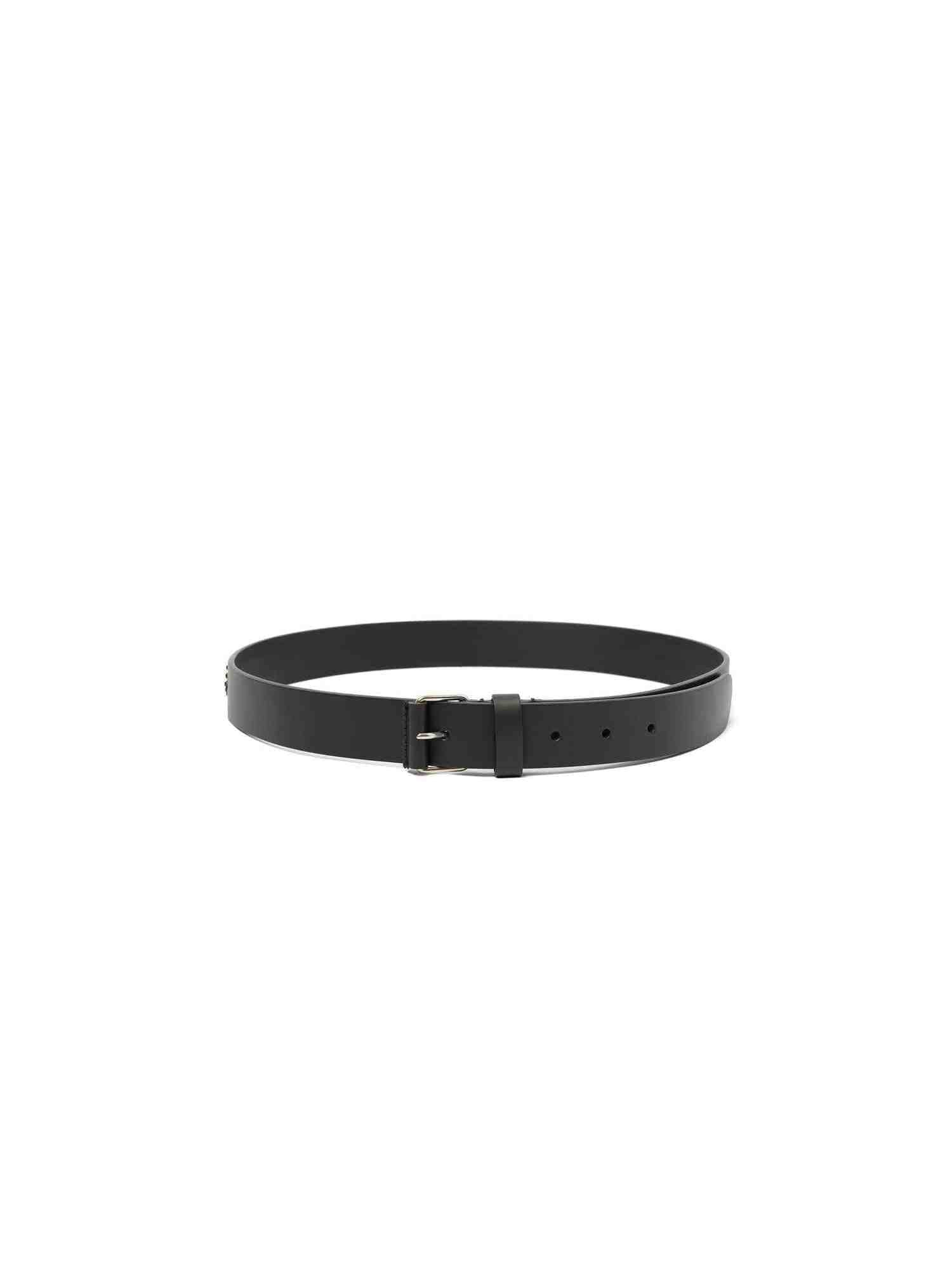 Roll Buckle Belt in Black - 1