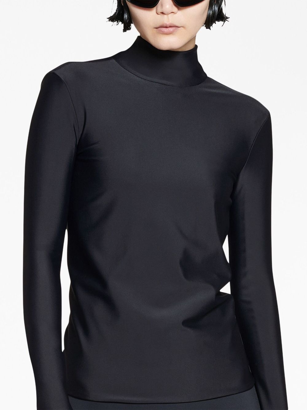 long-sleeve turtleneck top - 5