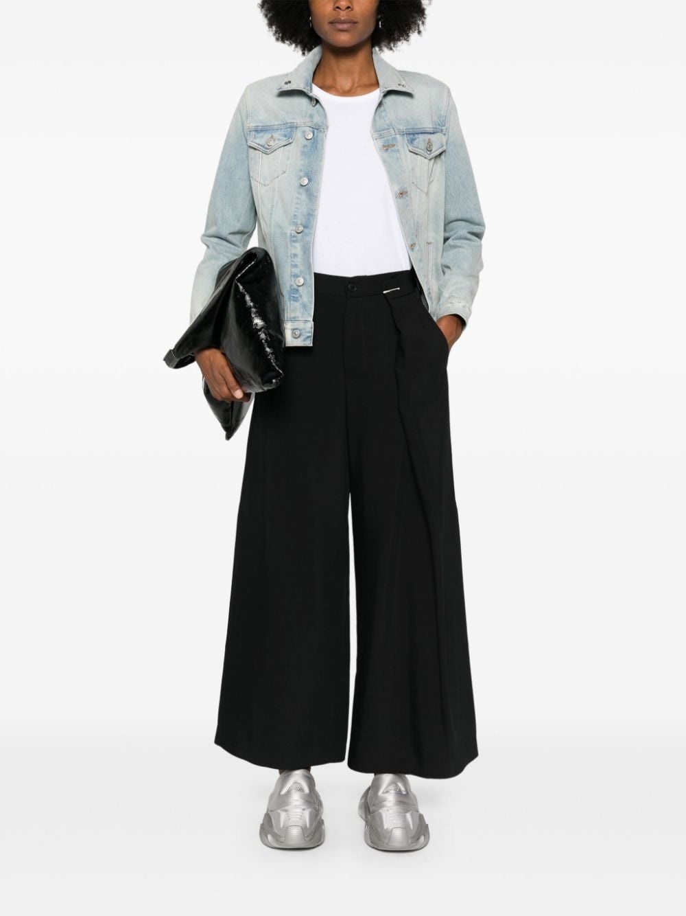 distressed  denim jacket - 2