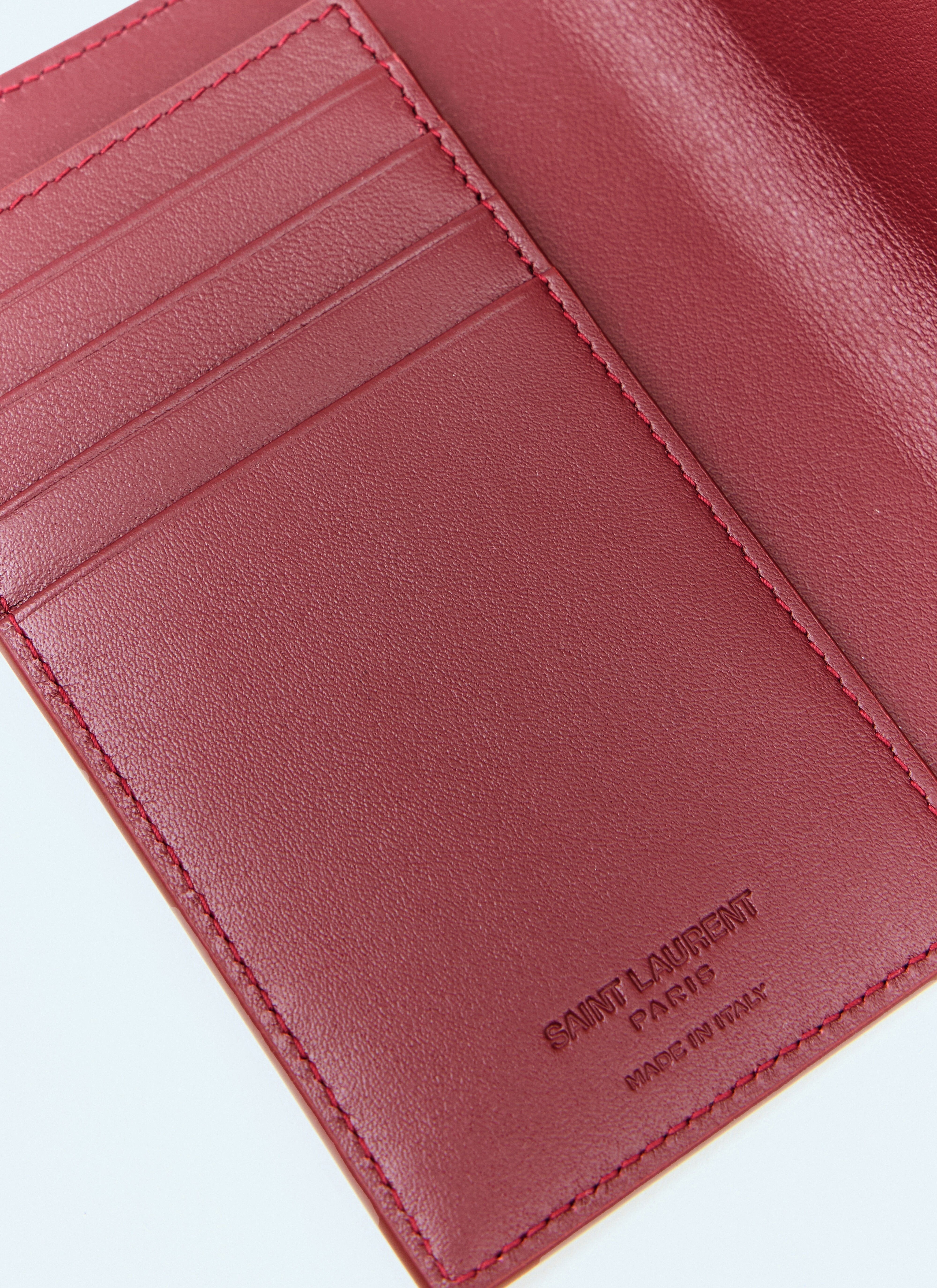 Saint Laurent Women Patent Quilted Leather Bi-Fold Wallet - 5
