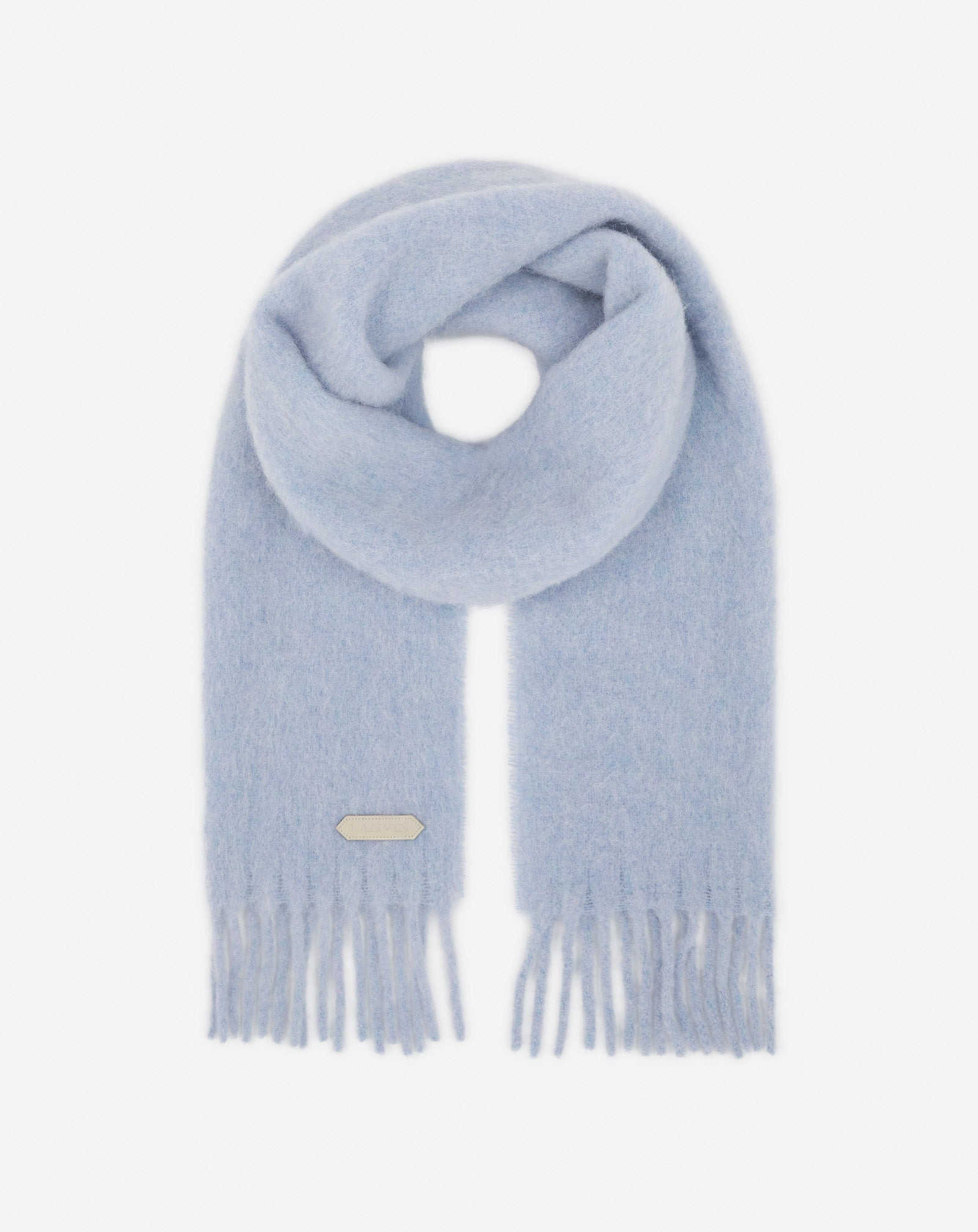 LANVIN FRINGED SCARF IN WOOL - 4