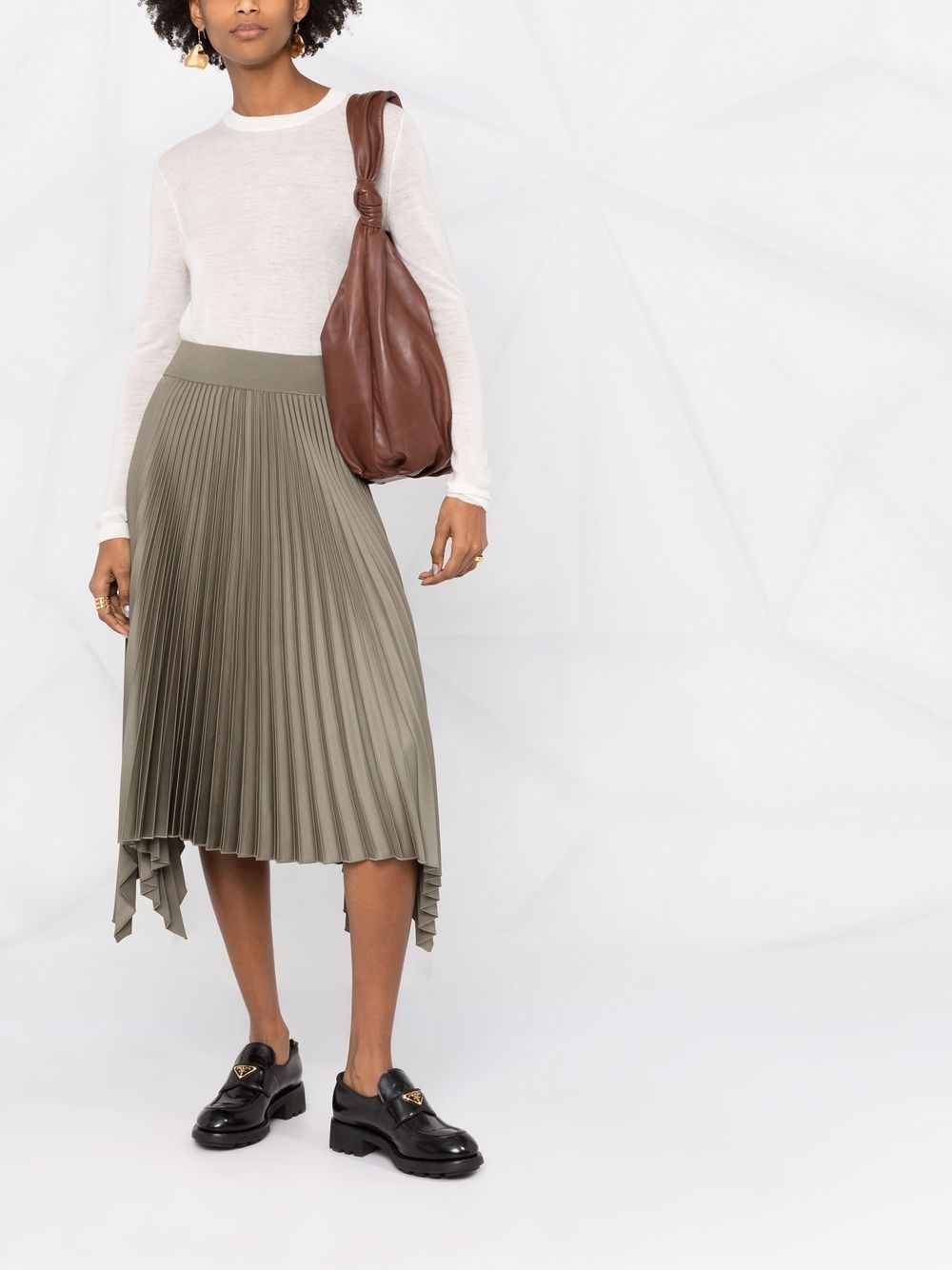 round-neck knitted top - 2