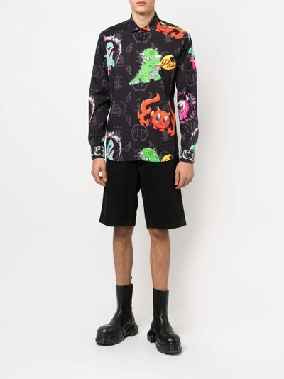 PHILIPP PLEIN Monsters long-sleeve shirt outlook