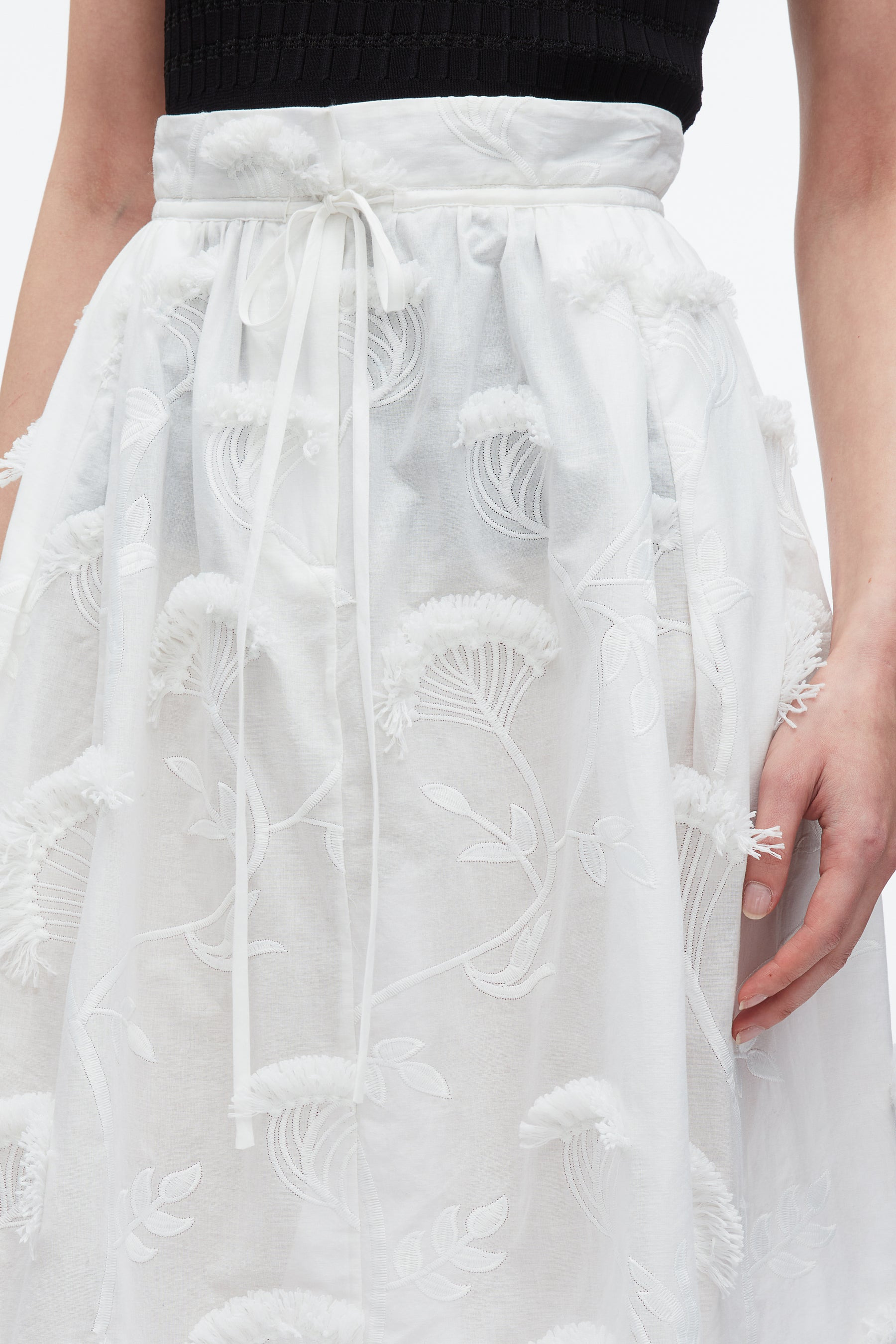 Fil Coupé Midi Skirt - 6