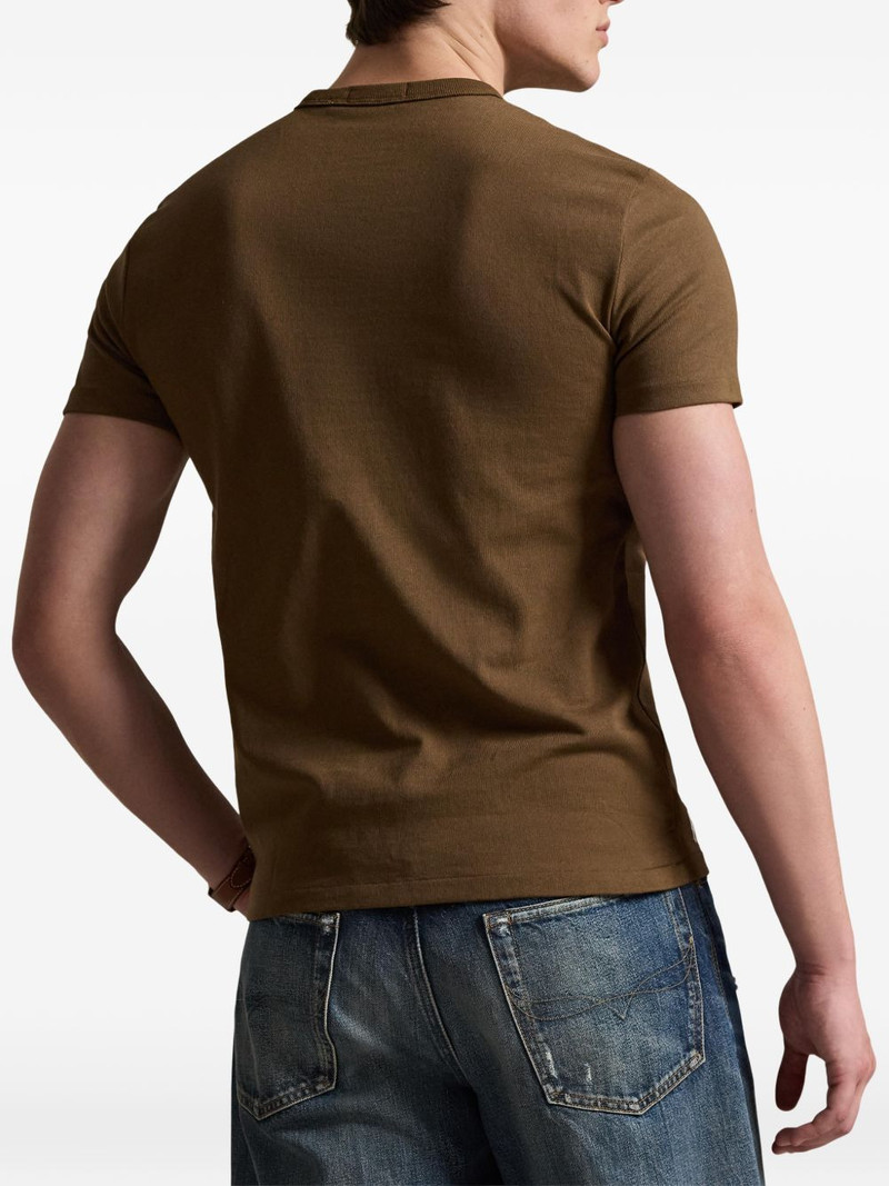 logo-detail crew neck T-shirt 4