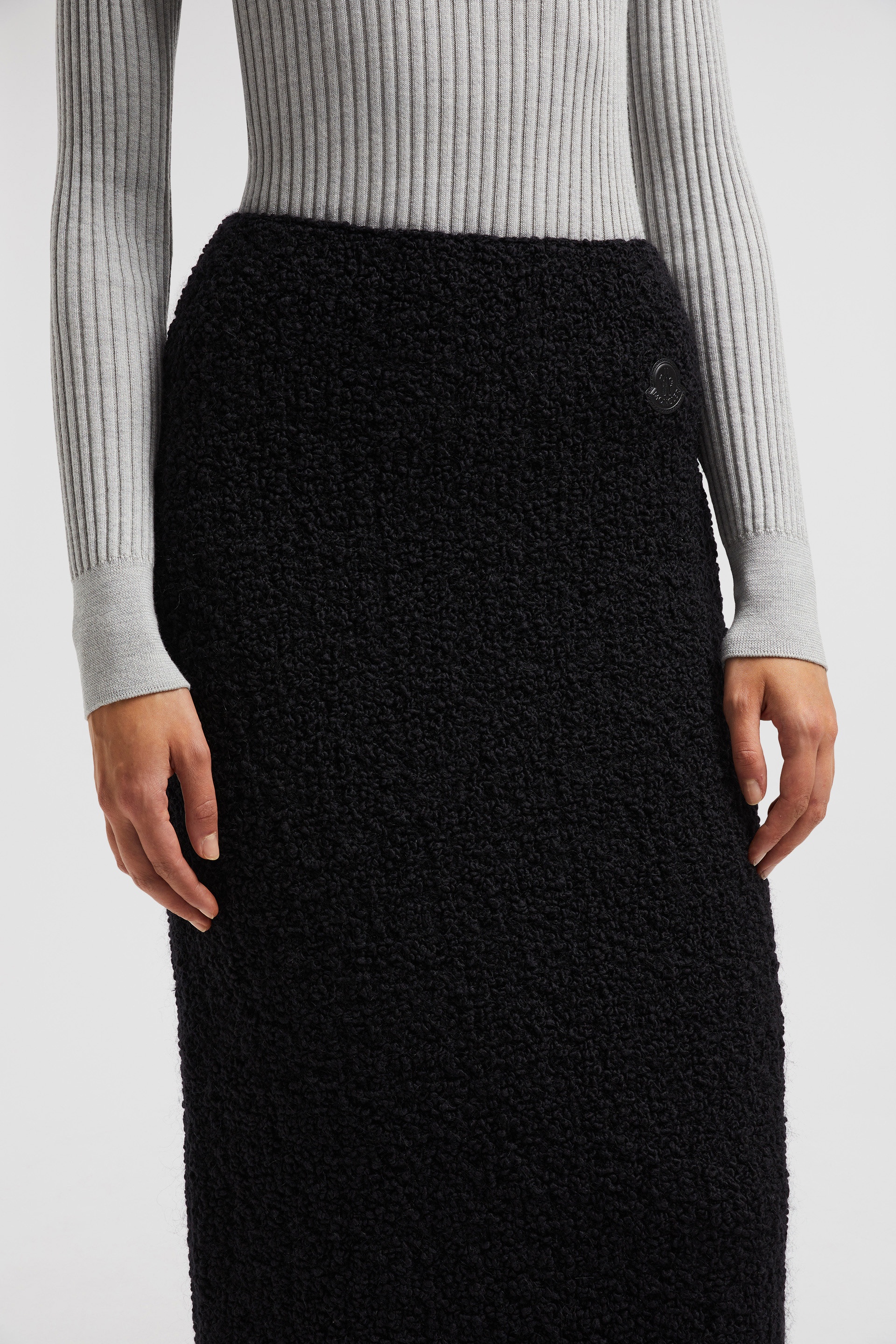 Bouclé Midi Skirt - 4