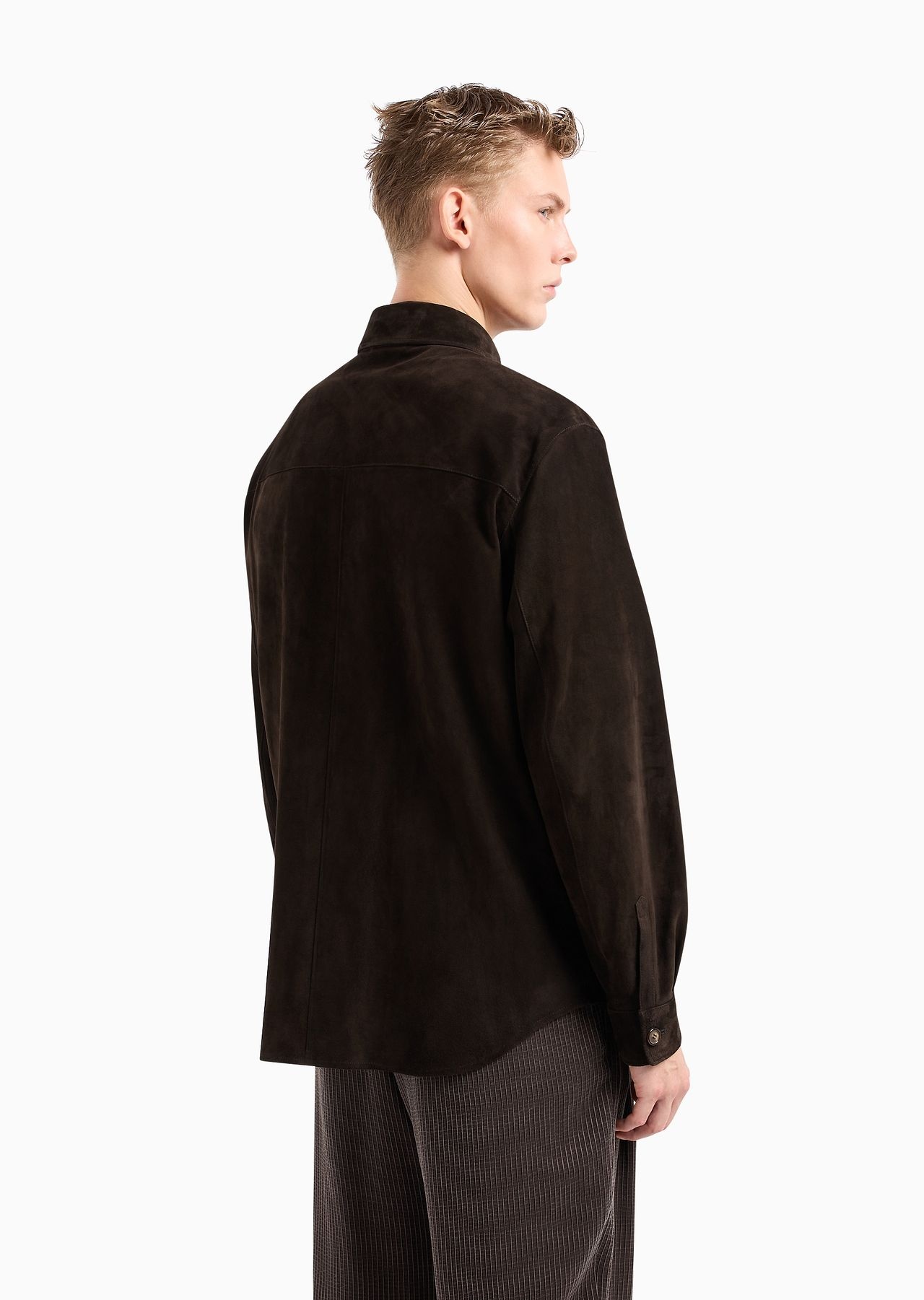 Oversized suede shirt - 3